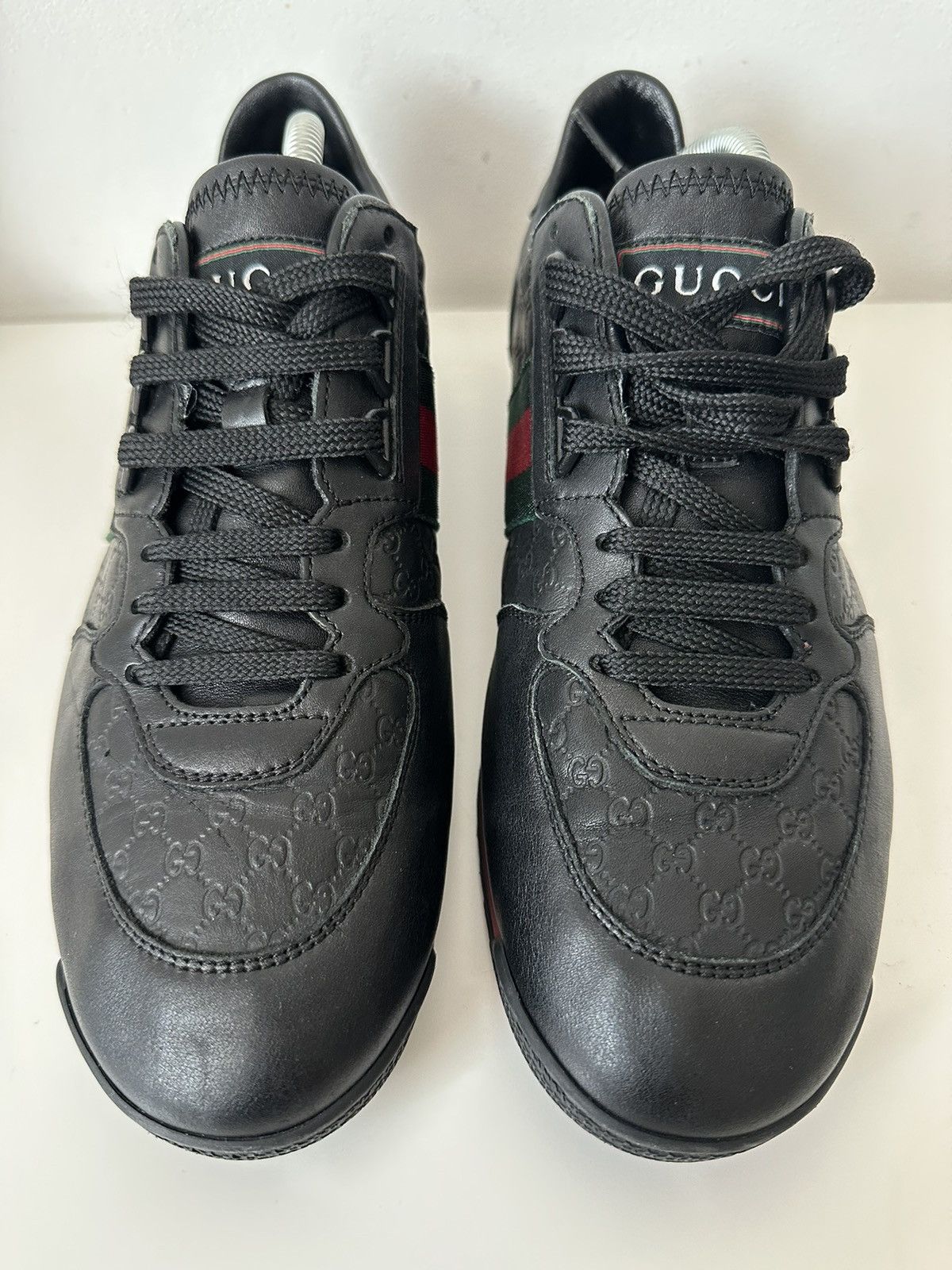 Gucci Gucci micro guccissima SL73 black leather sneakers Size US 7.5 / EU 40-41 - 4 Thumbnail