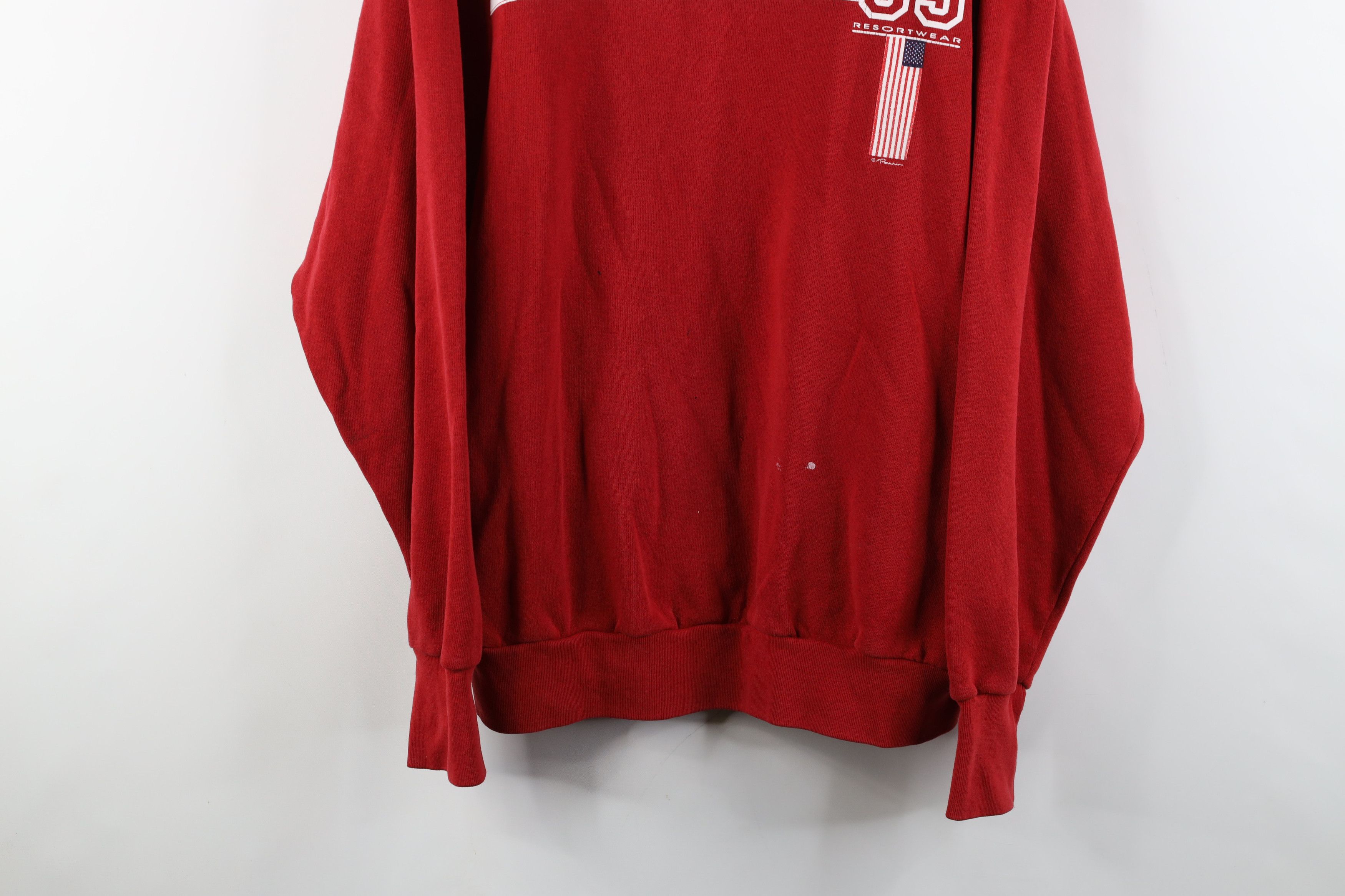 Vintage Vintage 90s Streetwear Spell Out Boston Crewneck Sweatshirt Size US L / EU 52-54 / 3 - 3 Thumbnail