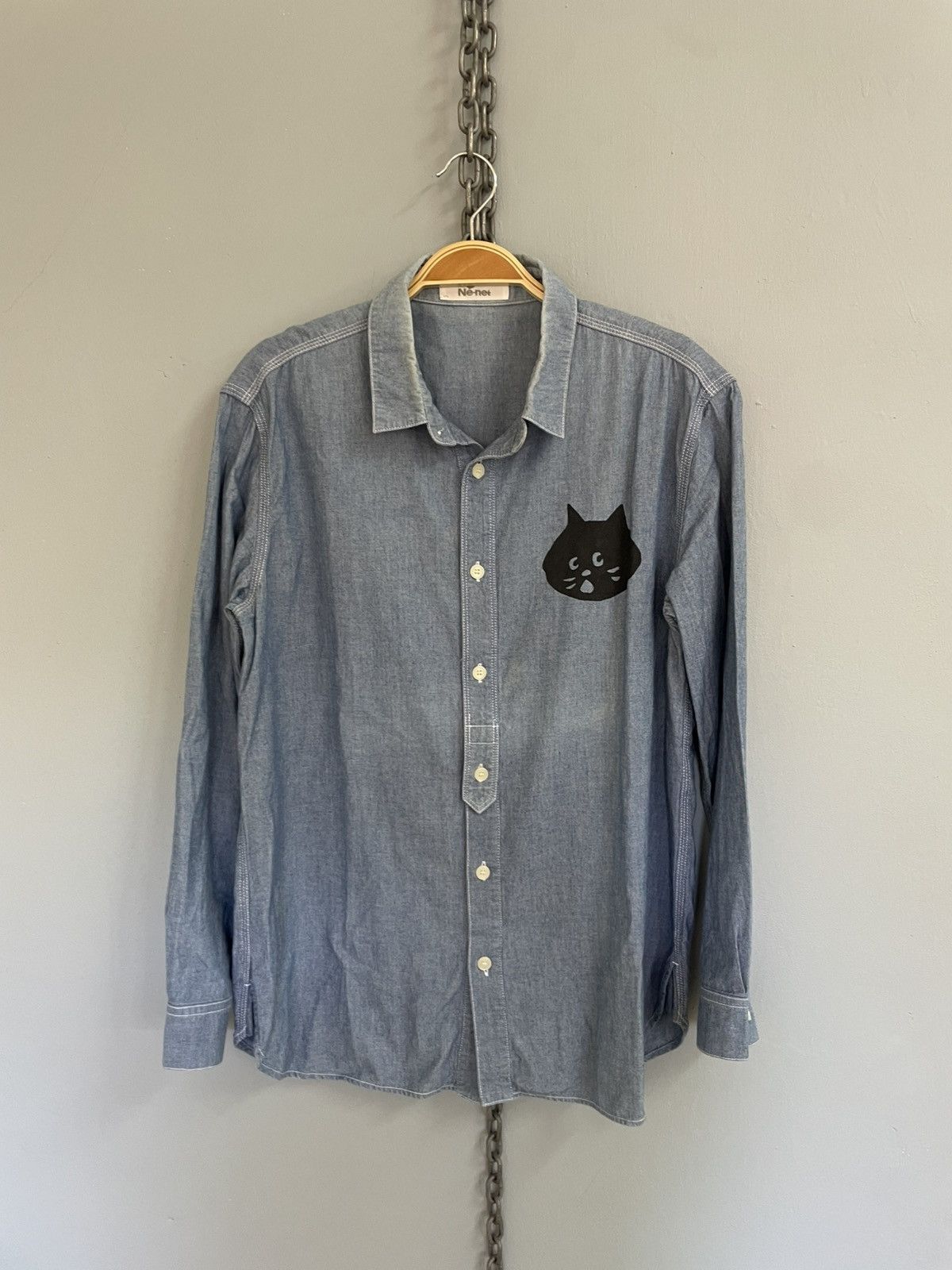 Issey Miyake Ne-net button up Chambray shirt Size US M / EU 48-50 / 2 - 1 Thumbnail