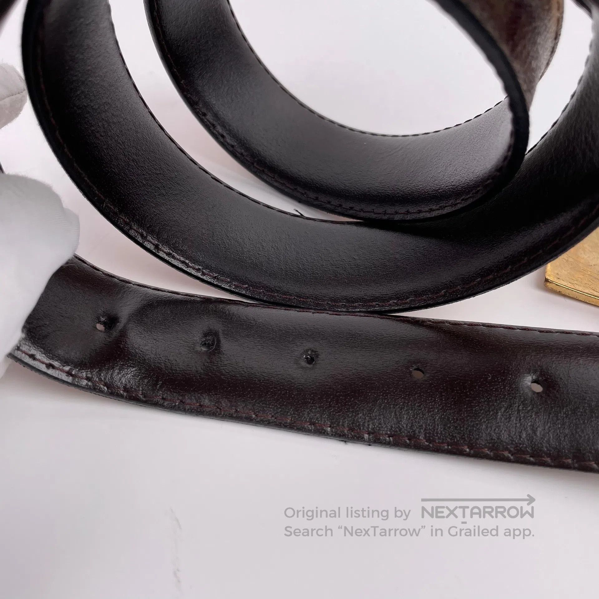 Burberry Burberry size 100 Brown Classic Plaid Belt Size 100| Size ONE SIZE - 3 Thumbnail