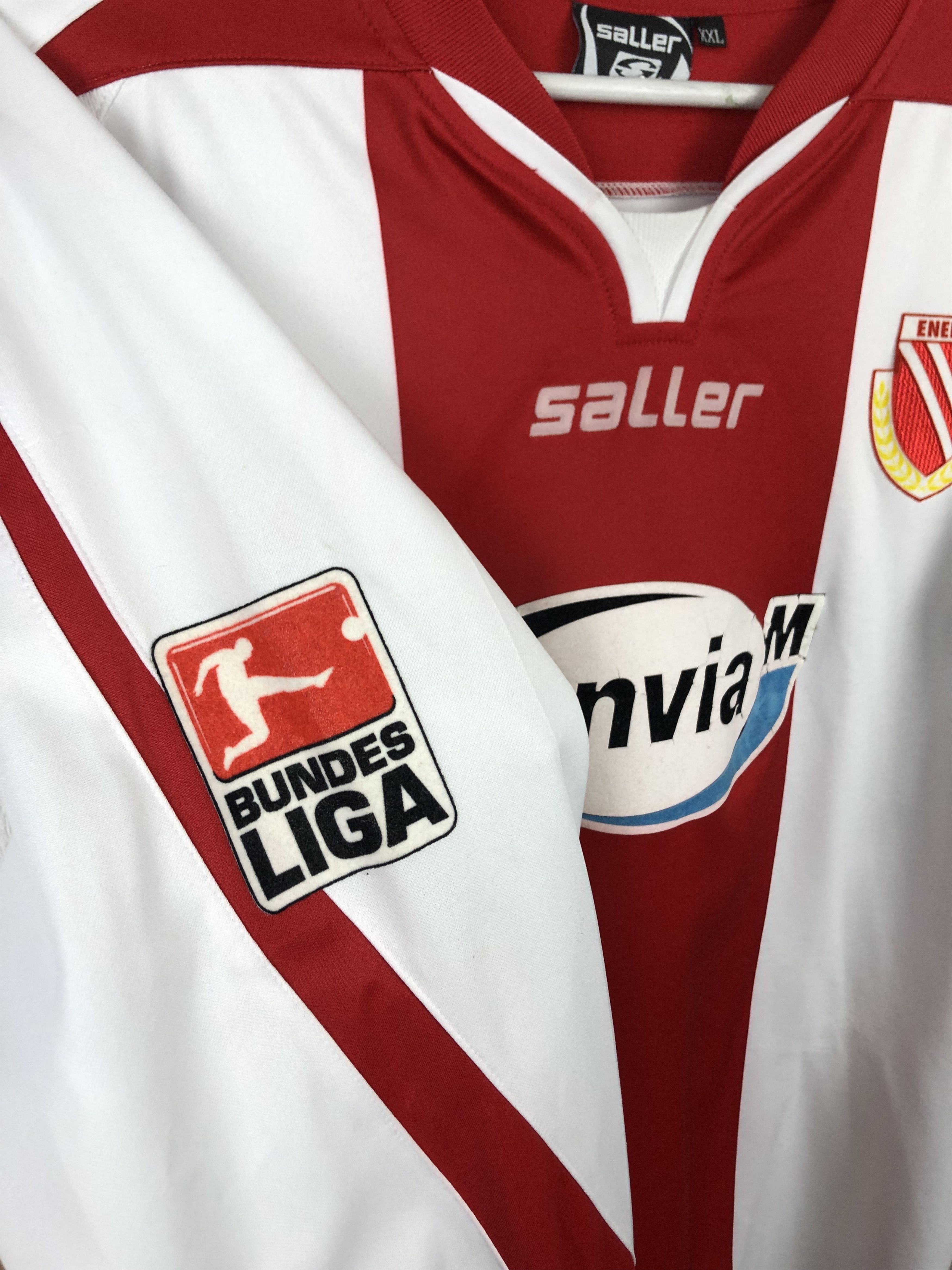 Vintage Energie Cottbus shirt 2006 Soccer Puschi Long Sleeve Jersey Size US XXL / EU 58 / 5 - 4 Thumbnail
