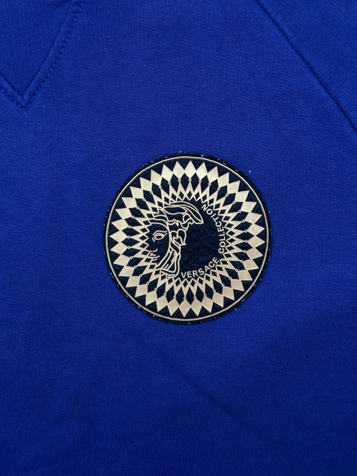 Versace Vintage Versace Blue Purple Sweatshirt Medusa Logo Crewneck Size US L / EU 52-54 / 3 - 6 Thumbnail