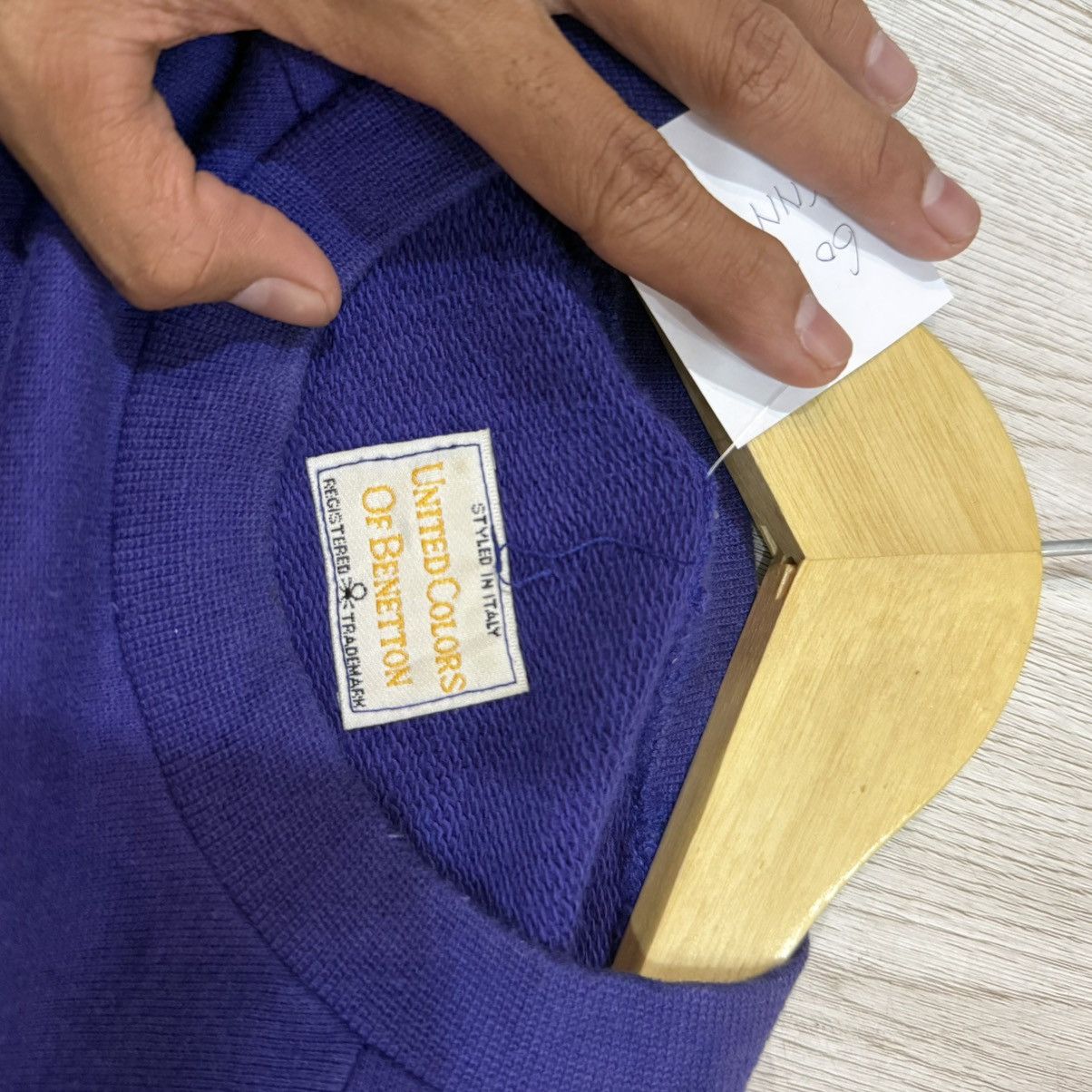 Benetton BENETTON hawaii vintage sweatshirt purple Size US M / EU 48-50 / 2 - 4 Thumbnail