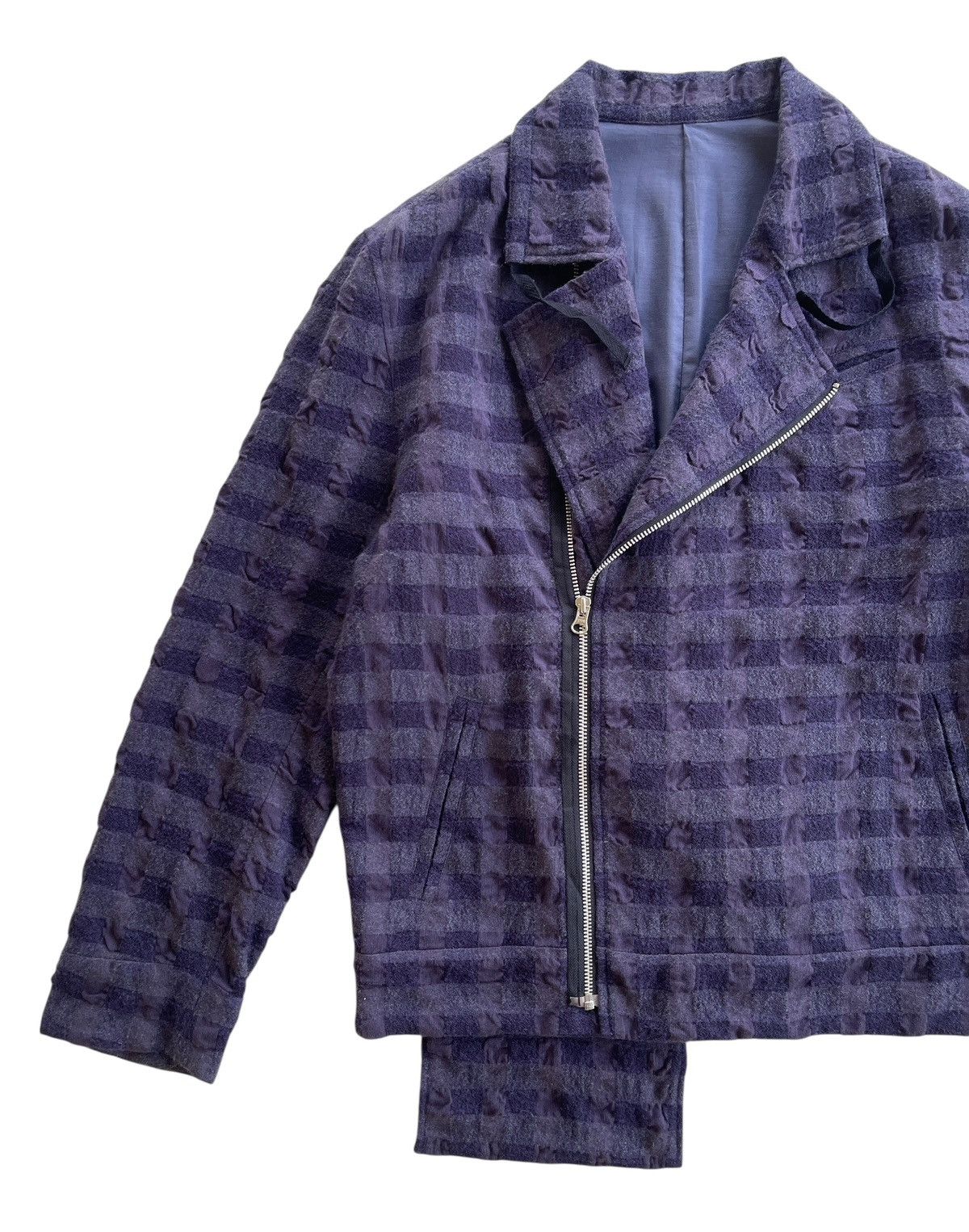 PPFM PPFM Double Collar Cotton Blend Rider Jacket Size US L / EU 52-54 / 3 - 7 Thumbnail