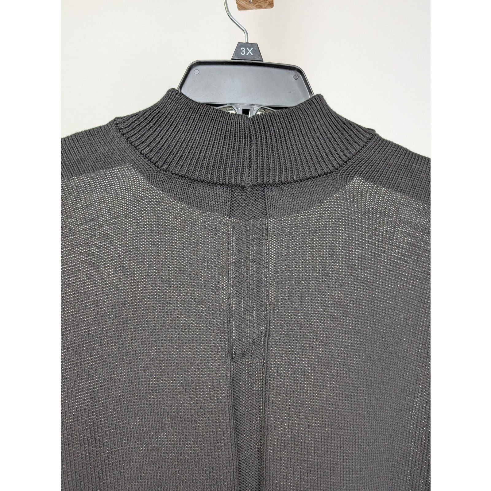 Rick Owens o1rshd1 Combo Crewneck Sweatshirt in Black/Pearl Size US XL / EU 56 / 4 - 8 Thumbnail