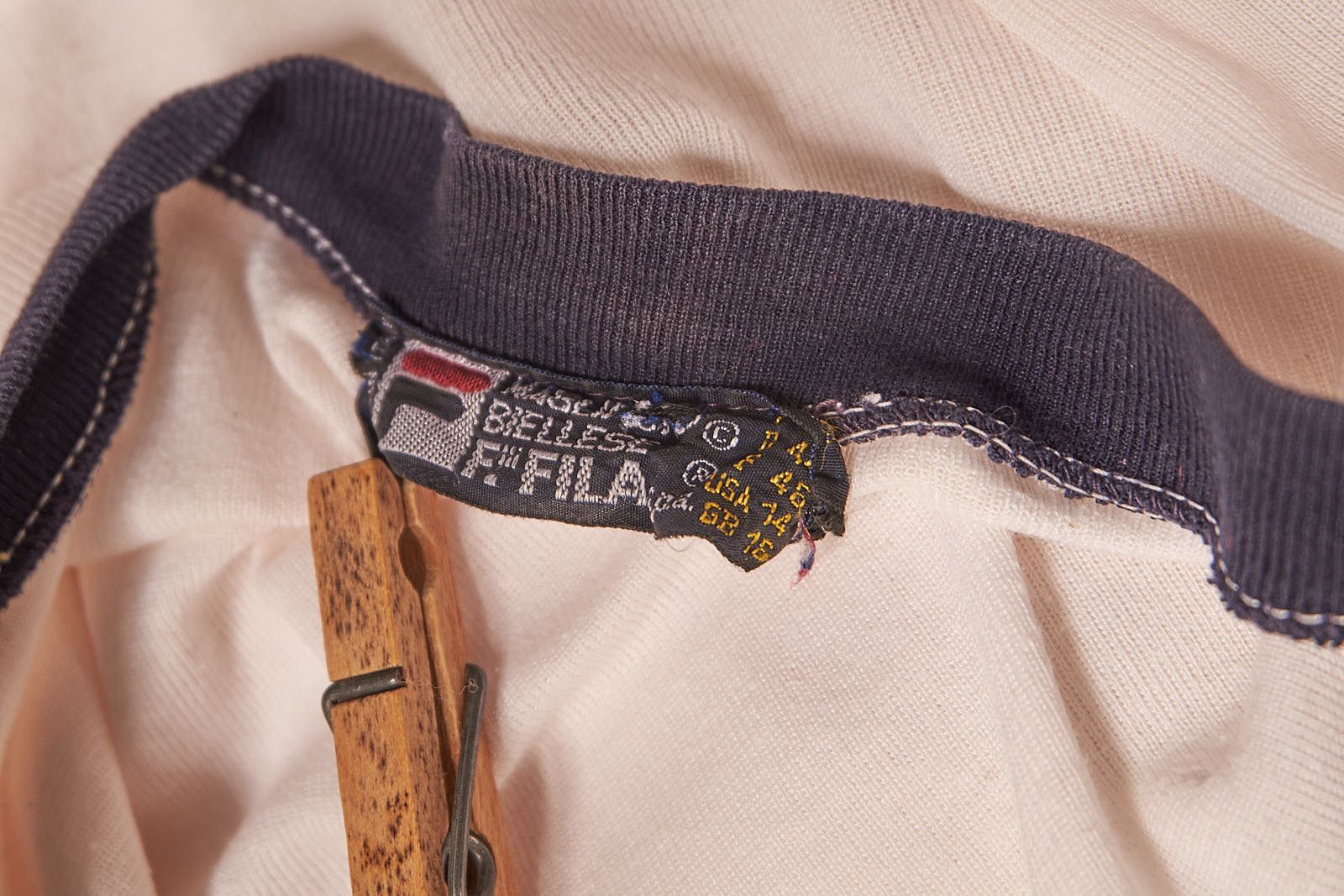 Fila 1990s FILA Maglificio Biellese Personalized V Neck Shirt Size S / US 4 / IT 40 - 8 Thumbnail