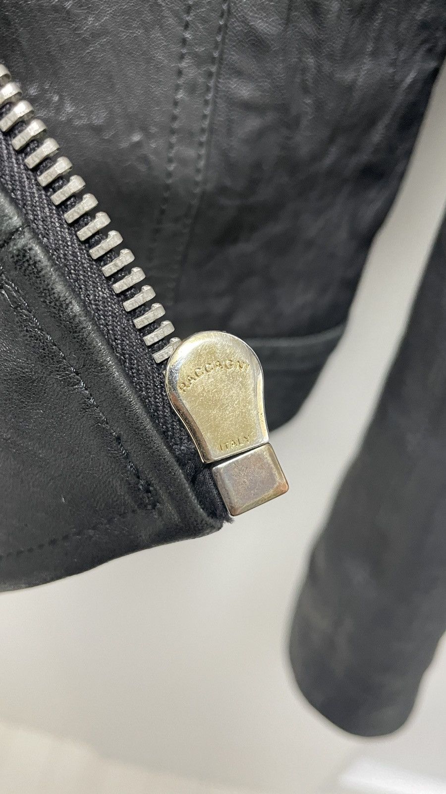 Rick Owens 13f/w Limited leather jacket *mint Hidden hood on neck Size US L / EU 52-54 / 3 - 16 Thumbnail