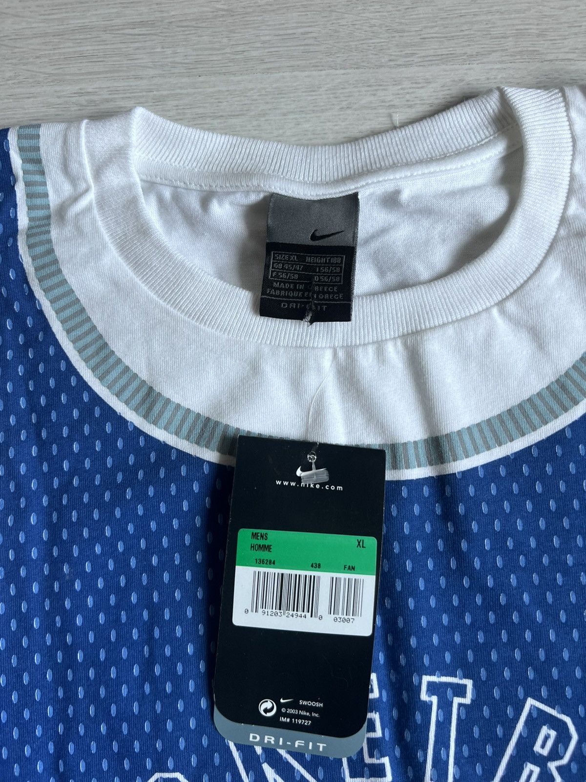 Nike Vintage nike basketball tshirt Size US XL / EU 56 / 4 - 2 Thumbnail