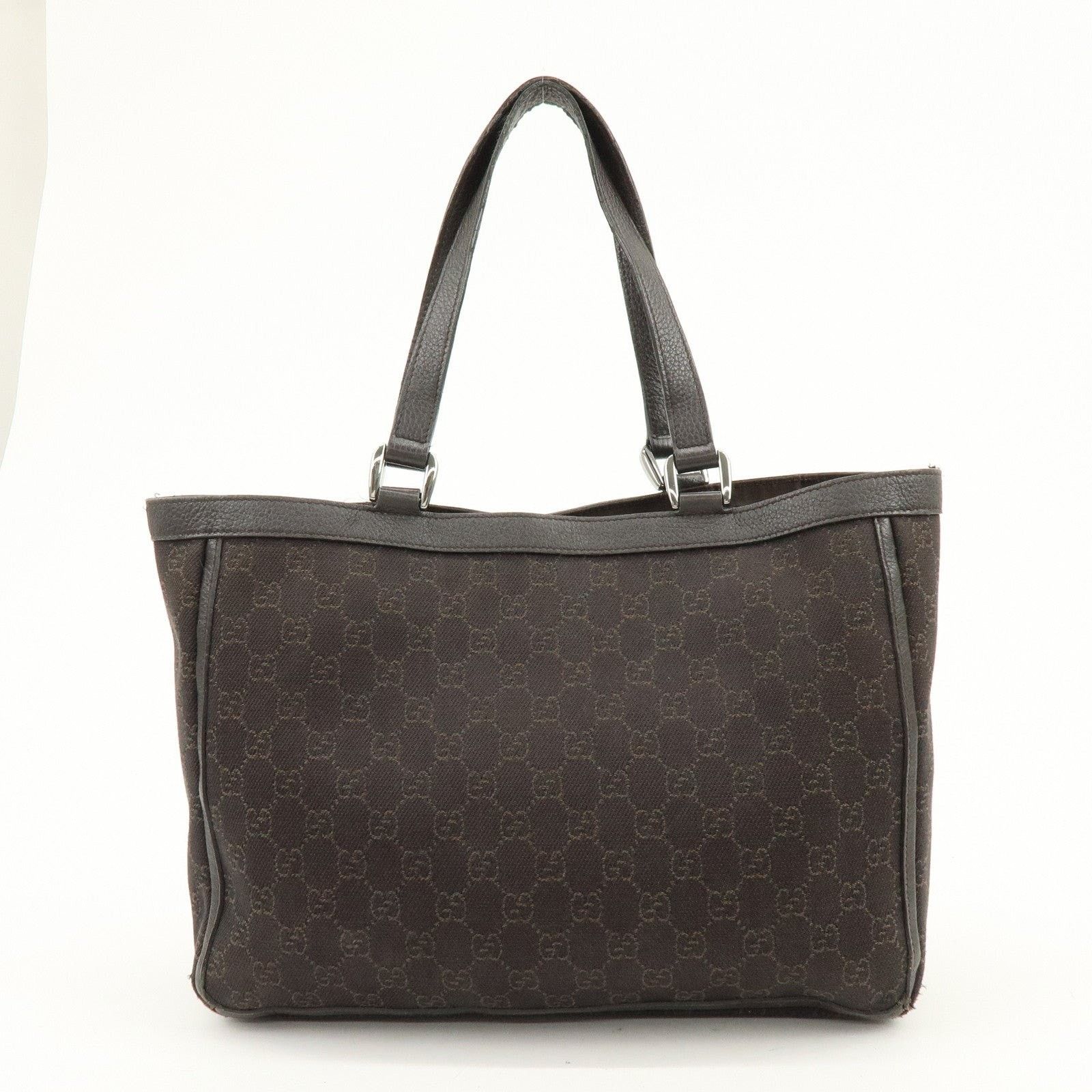 Gucci Gucci Abbey GG Canvas Tote Brown Size ONE SIZE - 2 Thumbnail