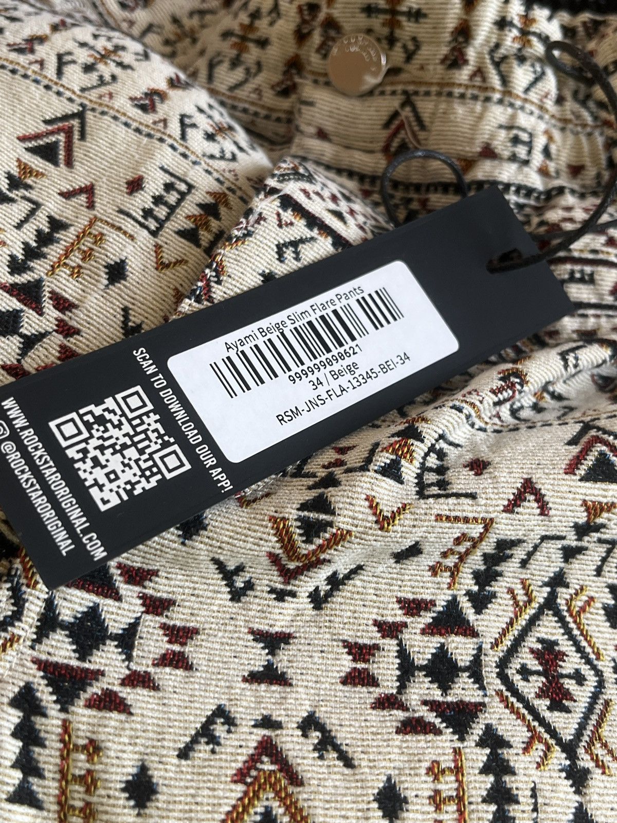Rockstar Games × Vintage Rockstar Original Tapestry Cargo Pants - Size 34 Size US 34 / EU 50 - 9 Thumbnail