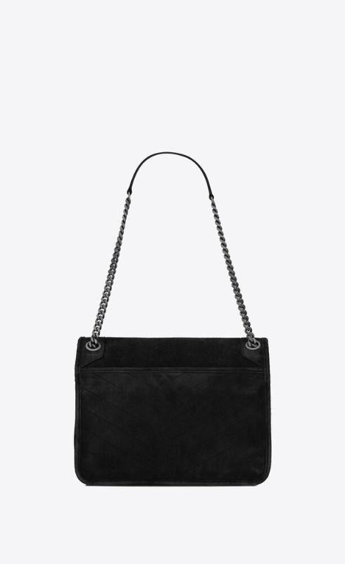 Saint Laurent Paris o1s1wg110625 Size: OS / 633158 Niki Medium in Suede Bag Size ONE SIZE - 4 Thumbnail