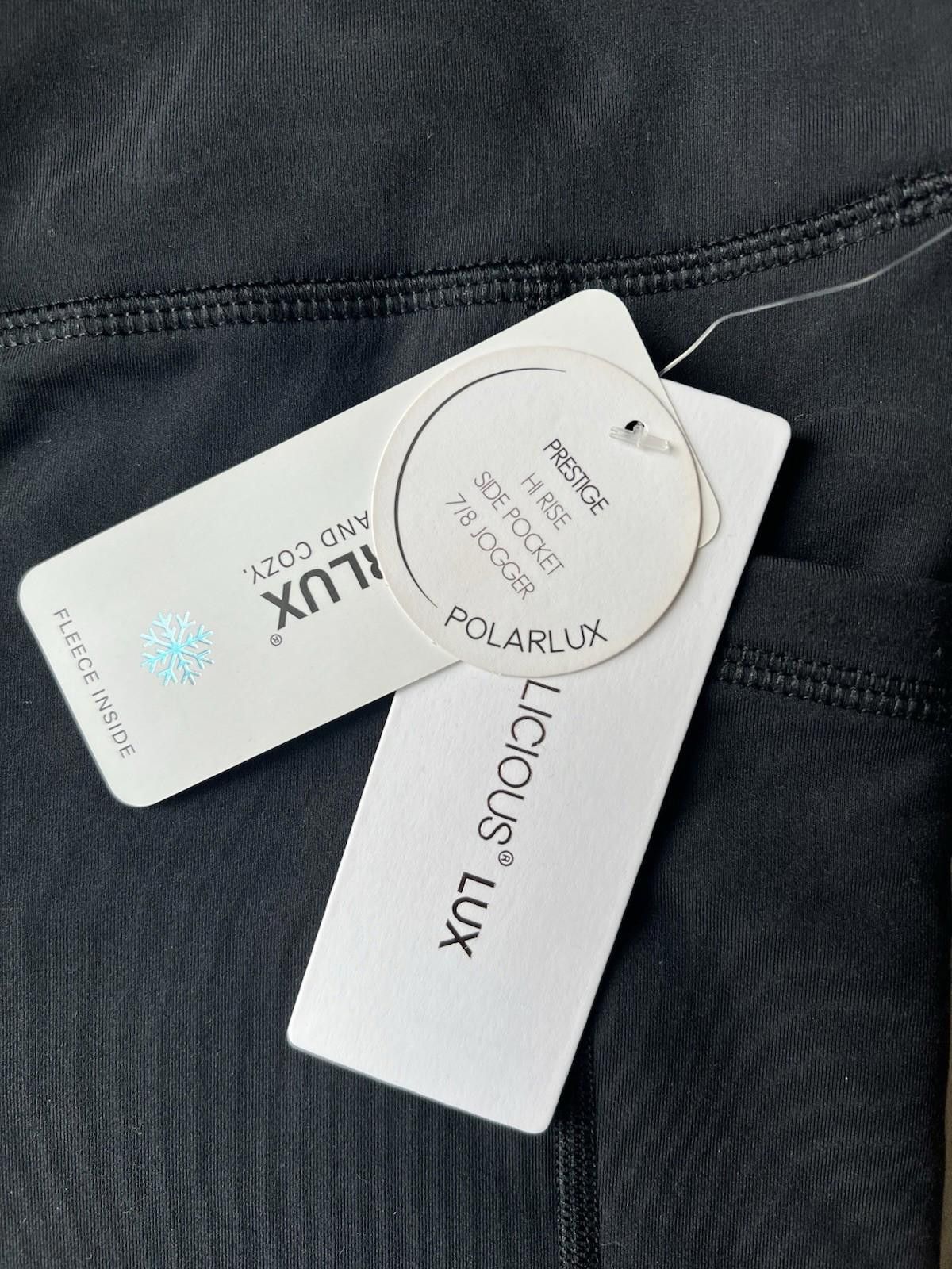 Designer Yogalicious Lux Prestige Joggers Pockets, Size L, Black. $78 Size 36" / US 14 / IT 50 - 4 Thumbnail