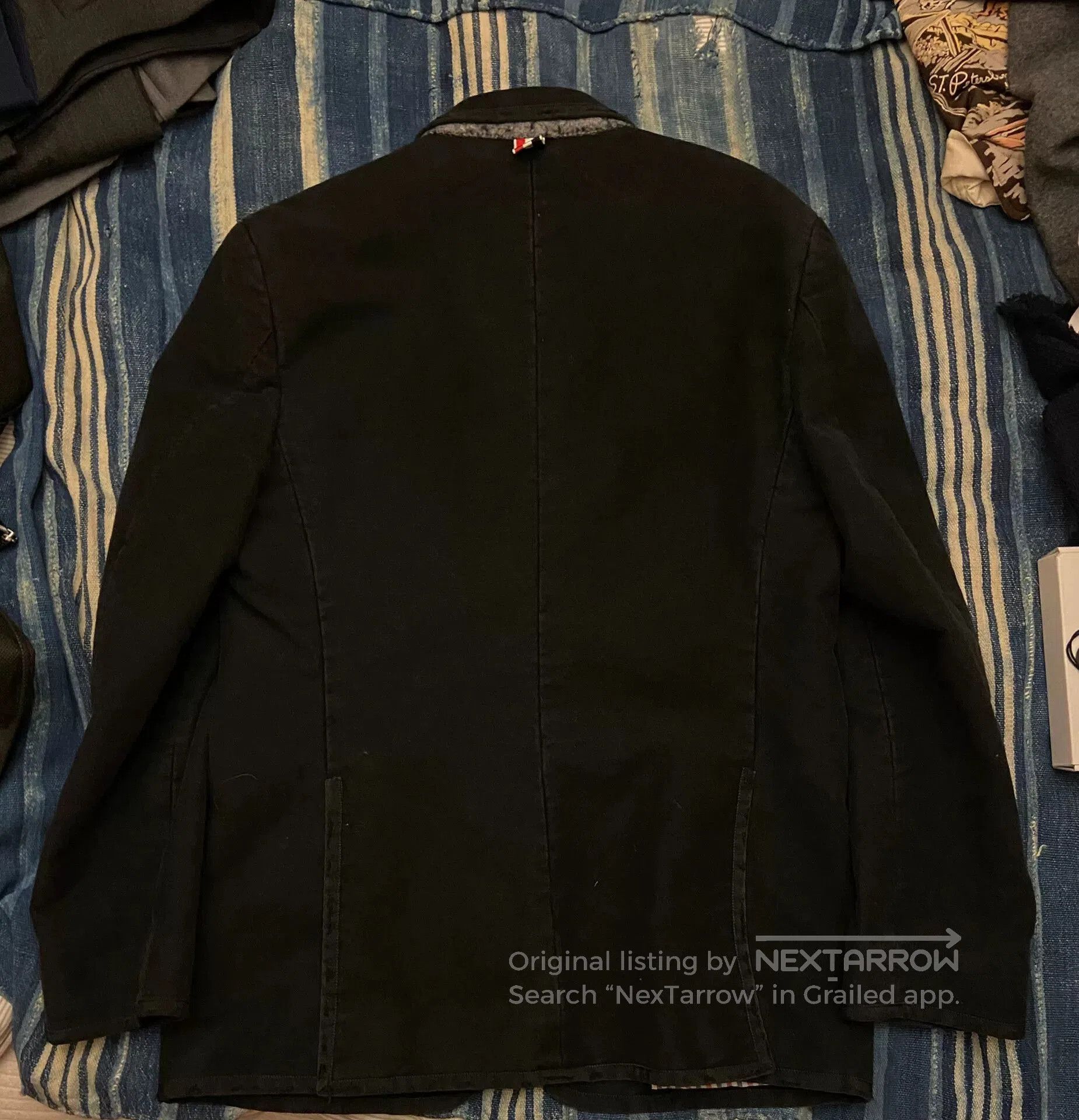 Thom Browne thom browne black tailored blazer with edging. Size US M / EU 48-50 / 2 - 2 Thumbnail