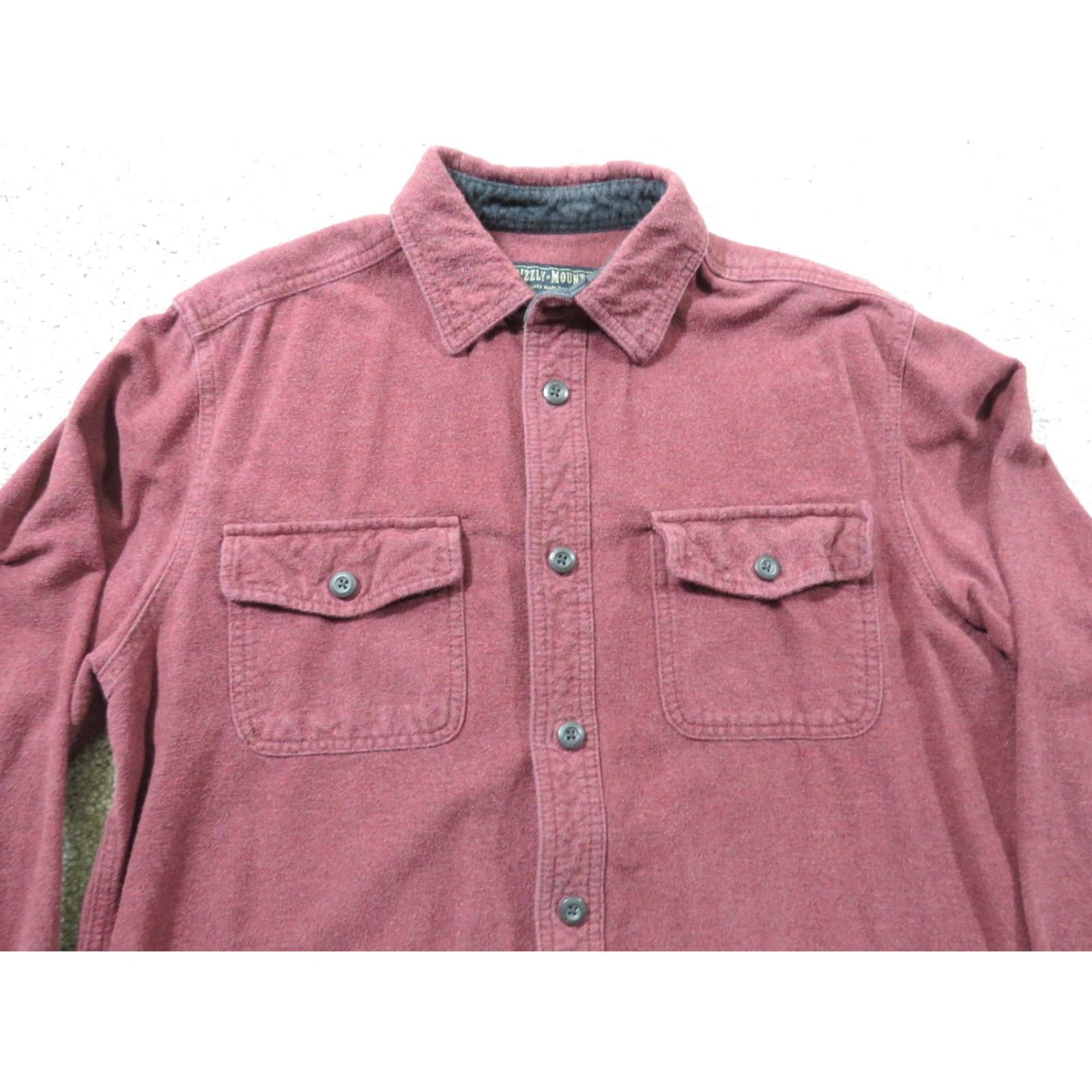 Vintage VINTAGE Grizzly Mountain Shirt Northwest Outfitters Men L Red Flannel Button-Down Long Sleeve Embroidered Pockets Casual Workwear Outdoor 90s Classic Size US L / EU 52-54 / 3 - 3 Thumbnail