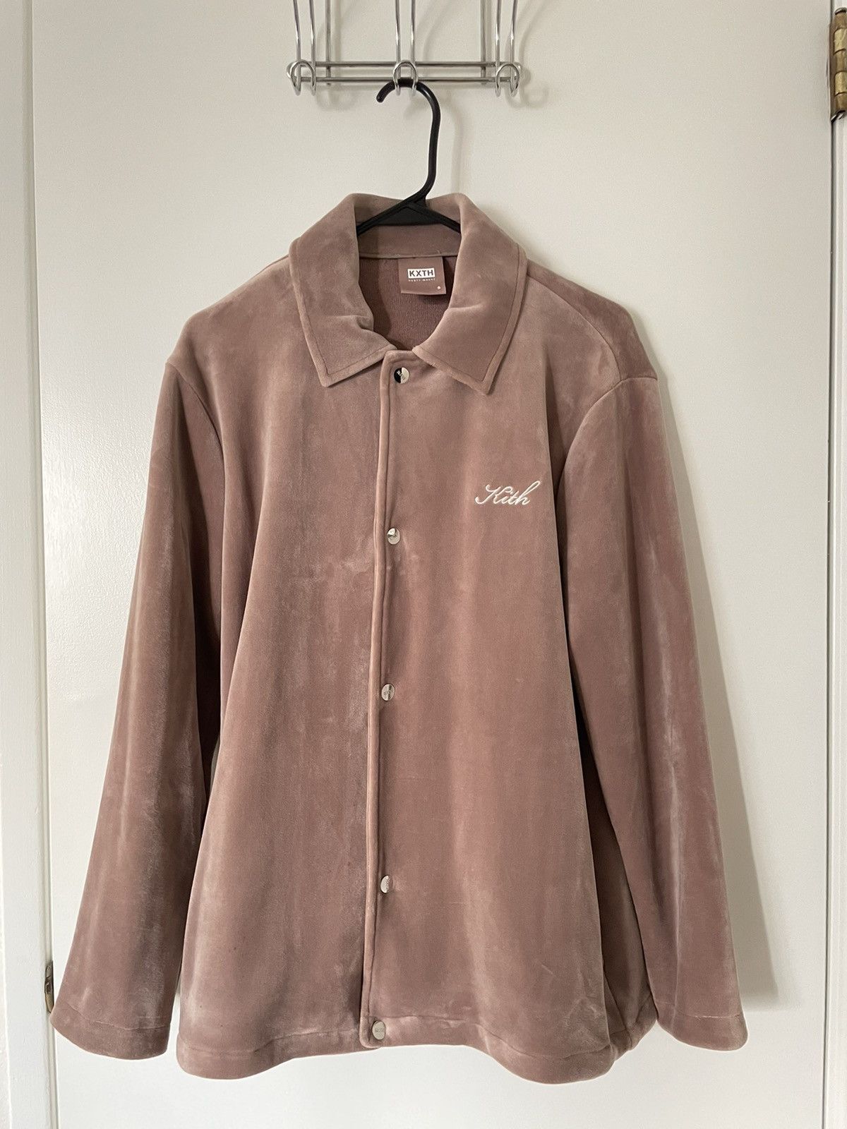Kith Kith Dusty Mauve Coaches Jacket from the FW21 S | Grailed