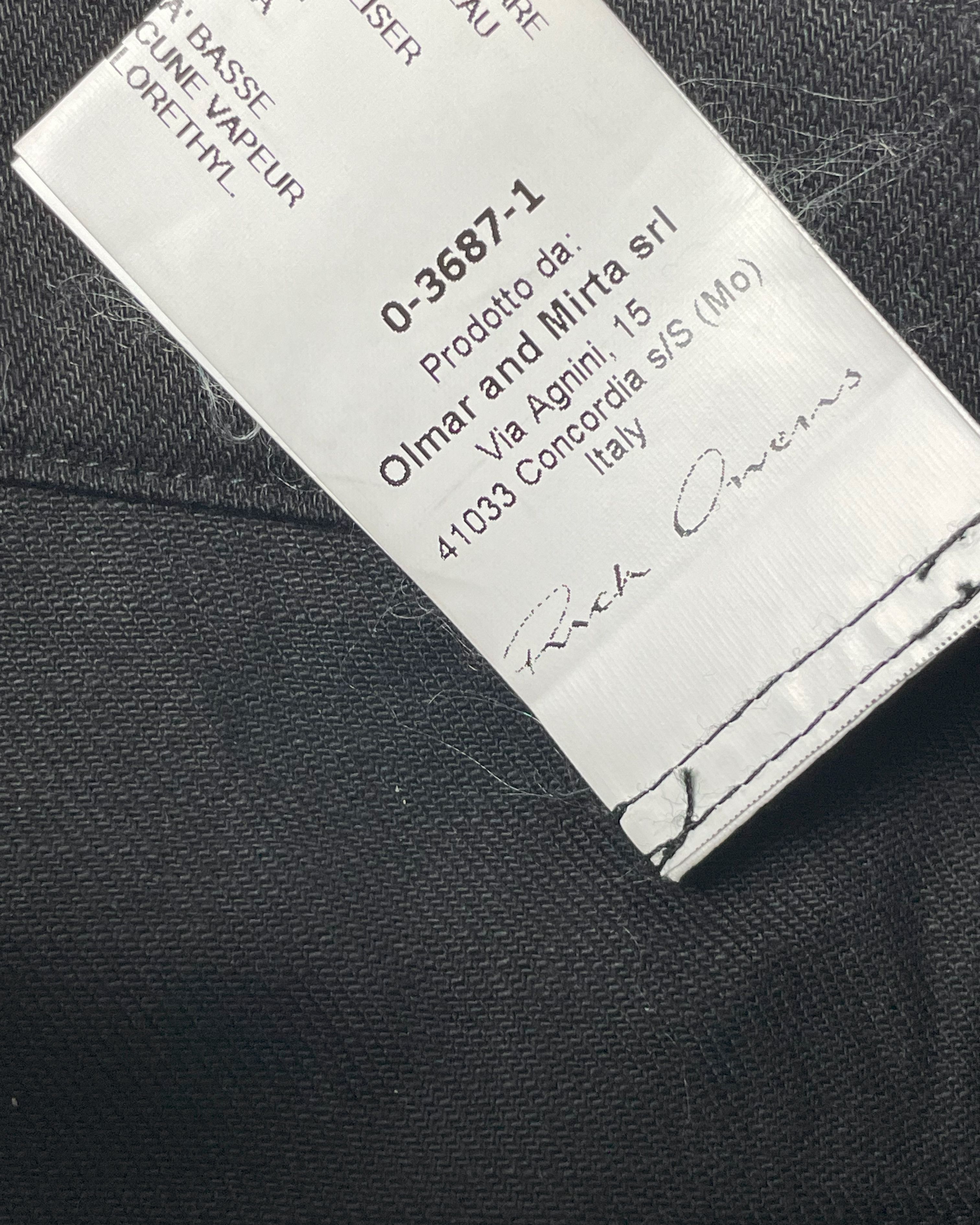Rick Owens 1/1 FW13 MEMPHIS BLACK/MILK CARGO PANTS DENIM Size US 33 - 6 Thumbnail