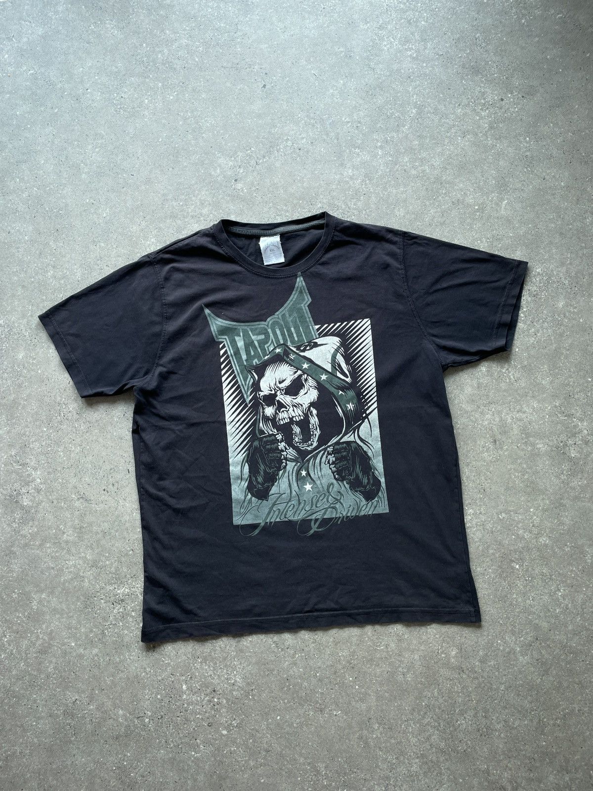 Tapout Vintage Y2K Tapout Skulls hip hop rap Affliction Graphic Tee Size US XXL / EU 58 / 5 - 1 Thumbnail