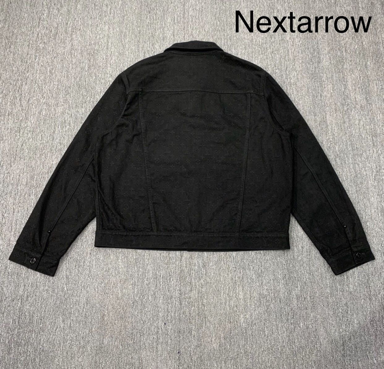 Louis Vuitton Louis Vuitton Black floral jacket with dark patterns jacket Size US XL / EU 56 / 4 - 2 Thumbnail