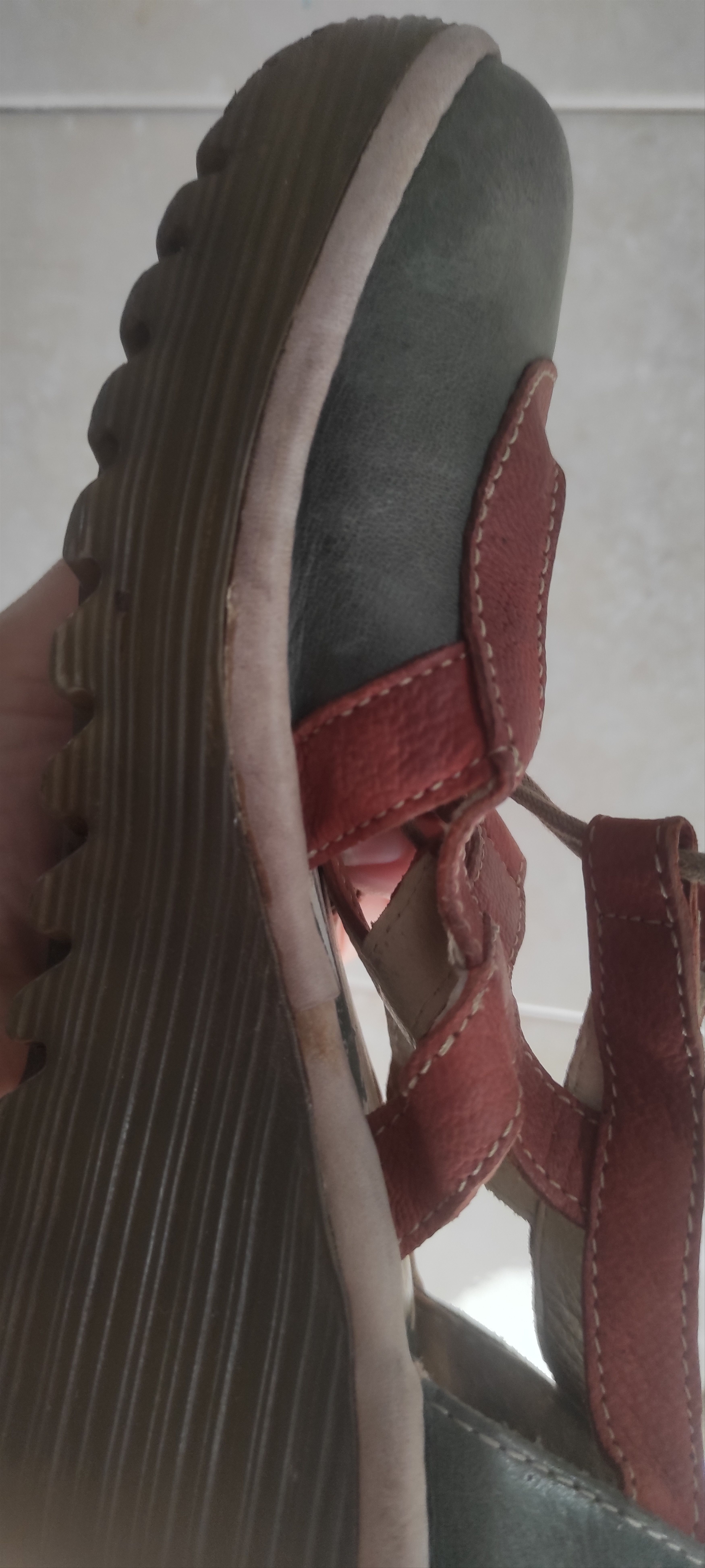 Fly London Fly London Yett Platform Heels Leather Chunky Wedge Shoes Size US 6.5 / IT 36.5 - 23 Thumbnail