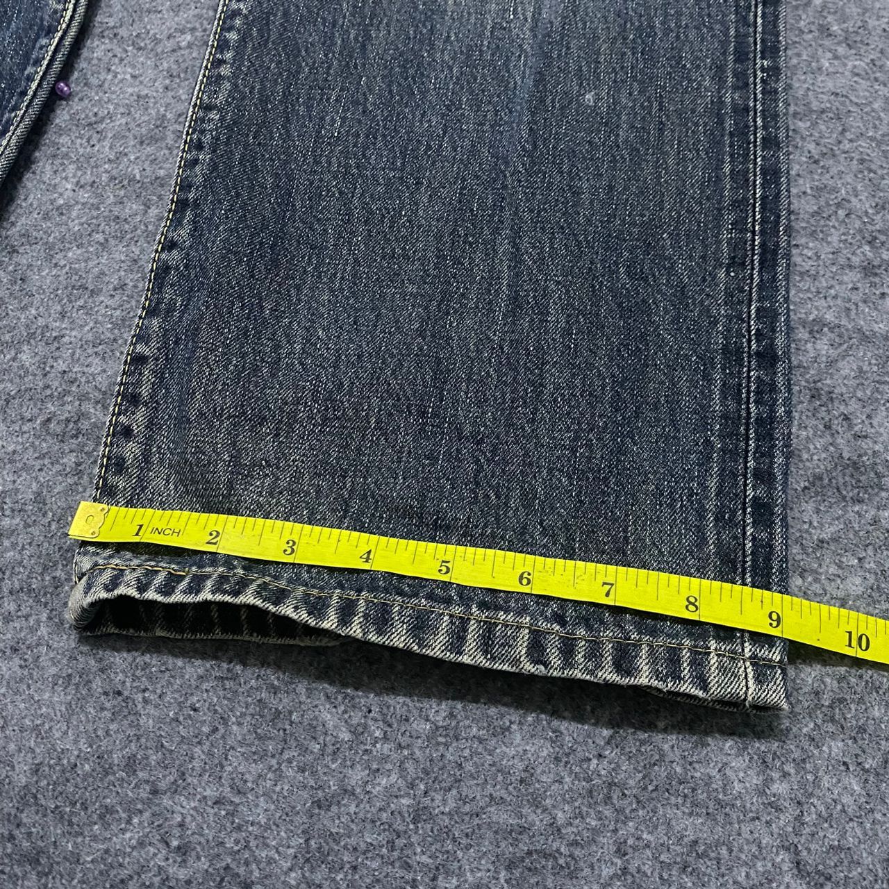 Edwin Vintage Edwin 505 Selvegde Redline Distressed Denim Size US 33 - 8 Thumbnail