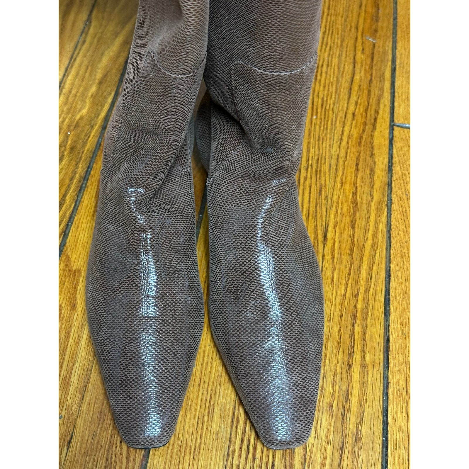 Staud STAUD Wally Flat Knee Boots Mahogany 40 Size US 10 / IT 40 - 3 Thumbnail