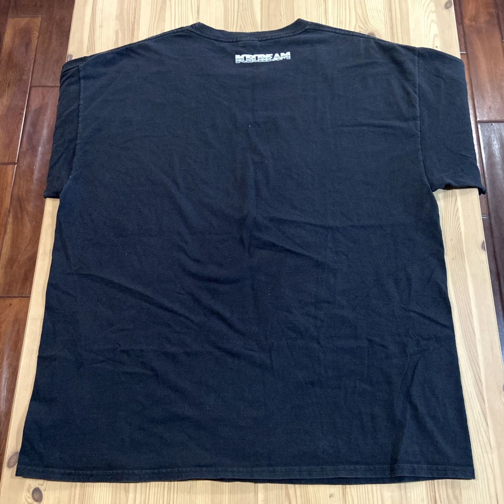Vintage Icecream Shirt XL Black Crew Neck Graphic T-Shirt Ice cream Horror Pattern Men Short Sleeve Comfort Regular 12345 Size US XL / EU 56 / 4 - 6 Thumbnail