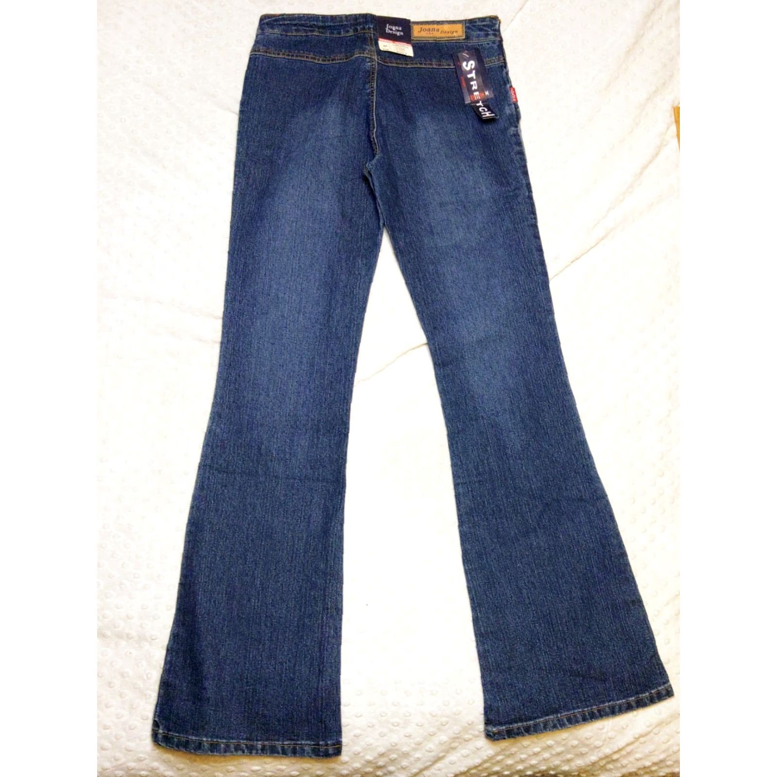 Denime VINTAGE Joana Jeans Women's Classic Flare Denim Embroidered 30 USA Blue 5-Pocket Inseam 31 Size 30" / US 8 / IT 44 - 7 Thumbnail