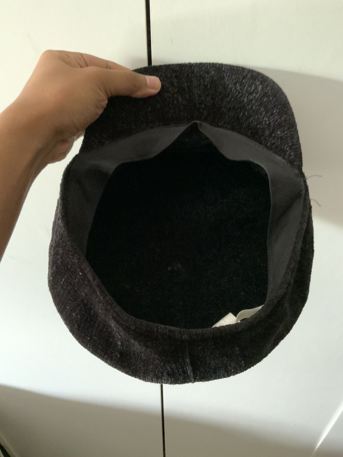 Hat Club Vis Mohair Fur Black Newsboy Retro Hat Size ONE SIZE - 7 Thumbnail