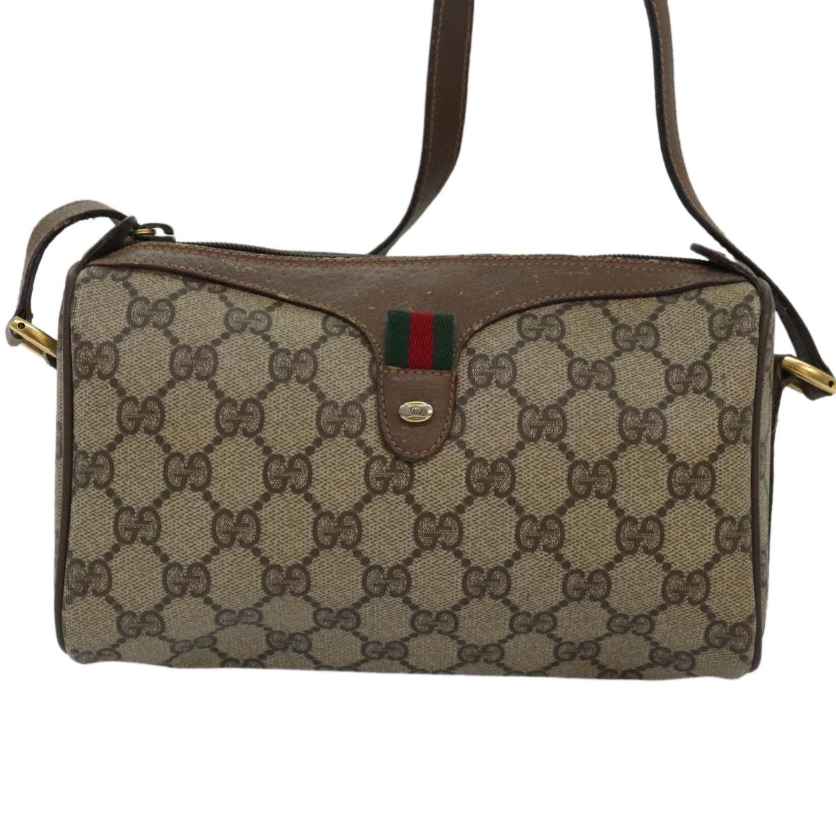 Gucci Ophidia Beige Canvas Shoulder Bag (Pre-Owned) Size ONE SIZE - 1 Thumbnail