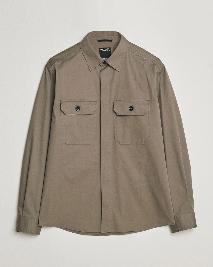 Ermenegildo Zegna o1s1rm0225 RUDV16 Shirt in Beige Size US M / EU 48-50 / 2 - 1 Thumbnail