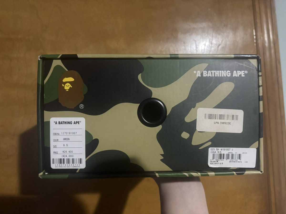 Bape Bapesta M1 #4 'Green' Size US 9.5 / EU 42-43 - 15 Thumbnail