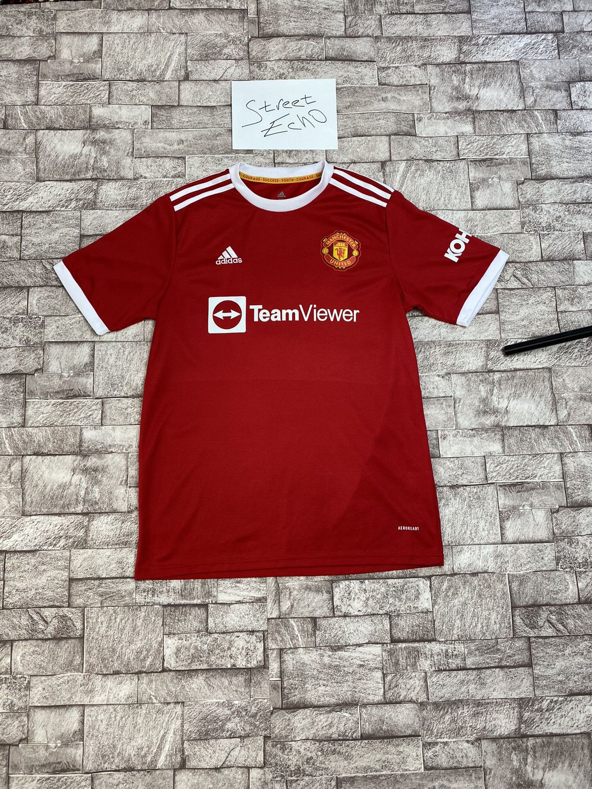 Adidas Soccer Jersey MANCHESTER UNITED 2021 2022 Home Jersey Adidas Size US XL / EU 56 / 4 - 1 Thumbnail