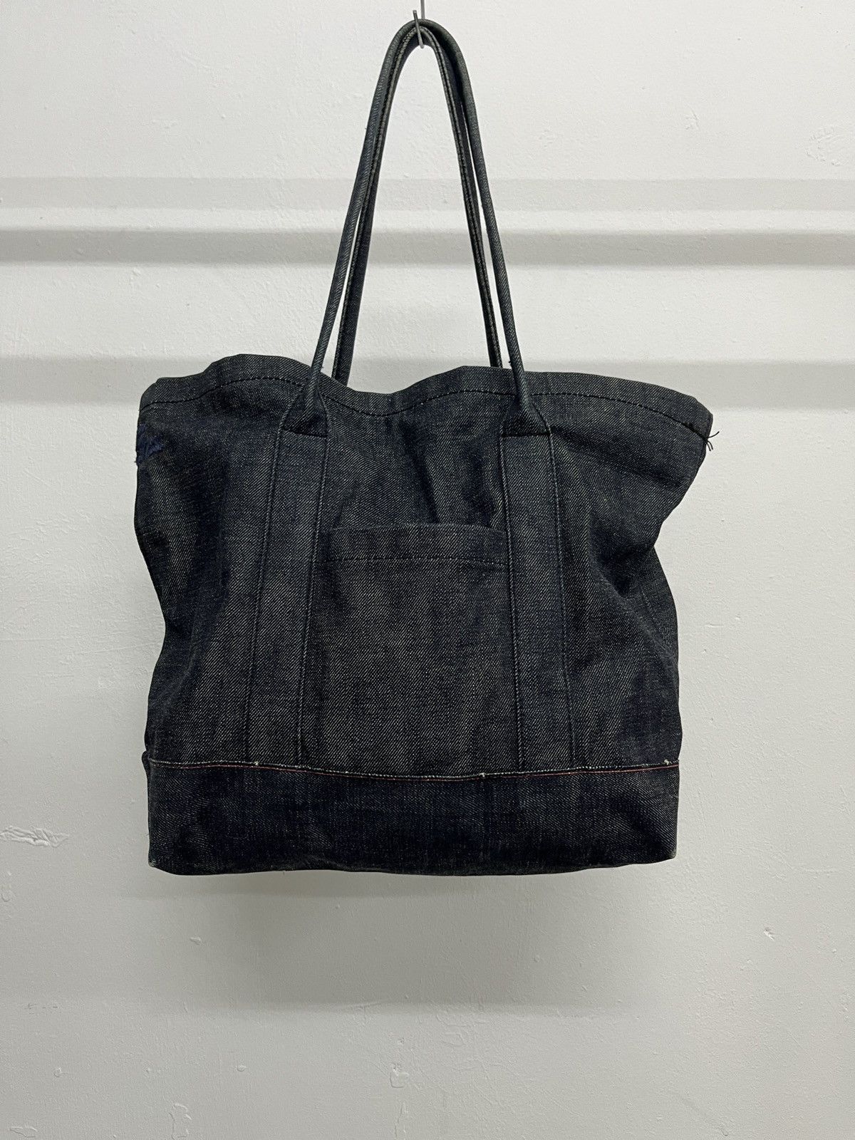 45rpm Vintage 45rpm Japan Contra Faded Raw Denim Selvedge ToteBag Size ONE SIZE - 2 Thumbnail