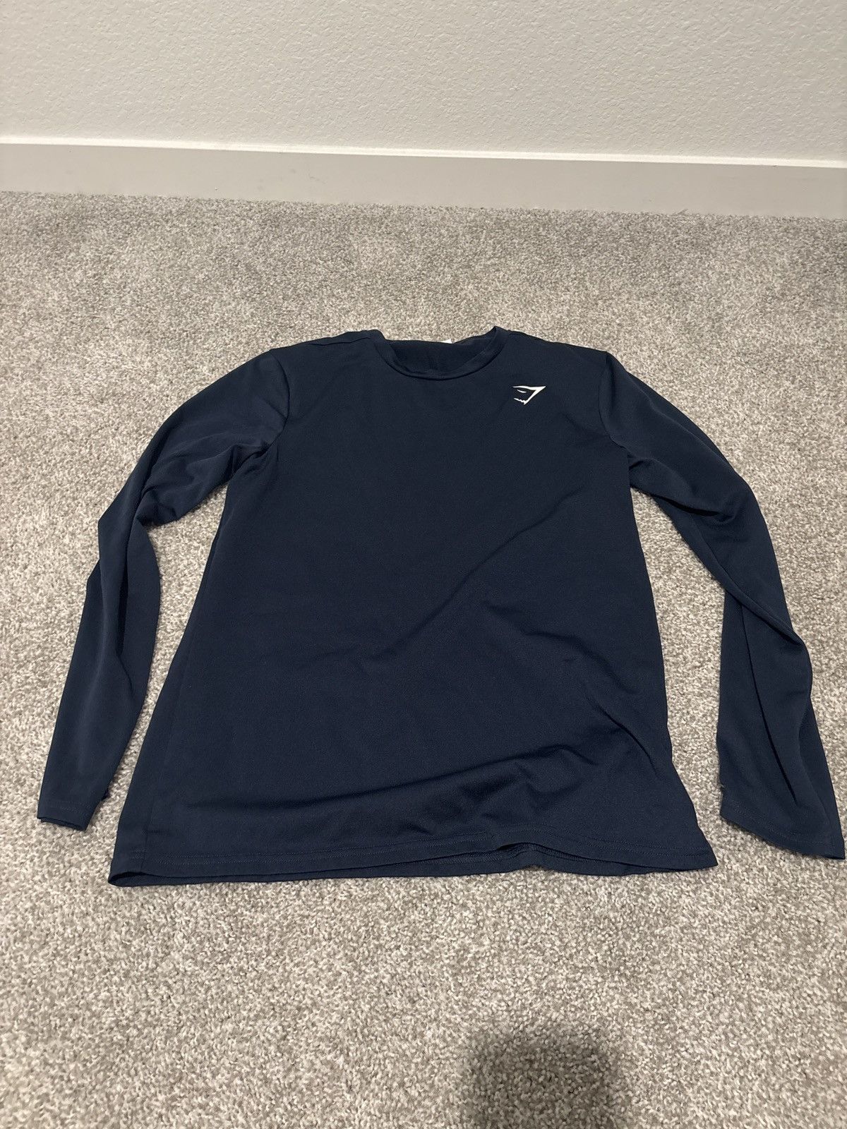Gymshark Navy Blue Gymshark Long Sleeve Arrival Shirt Medium Size US M / EU 48-50 / 2 - 1 Thumbnail