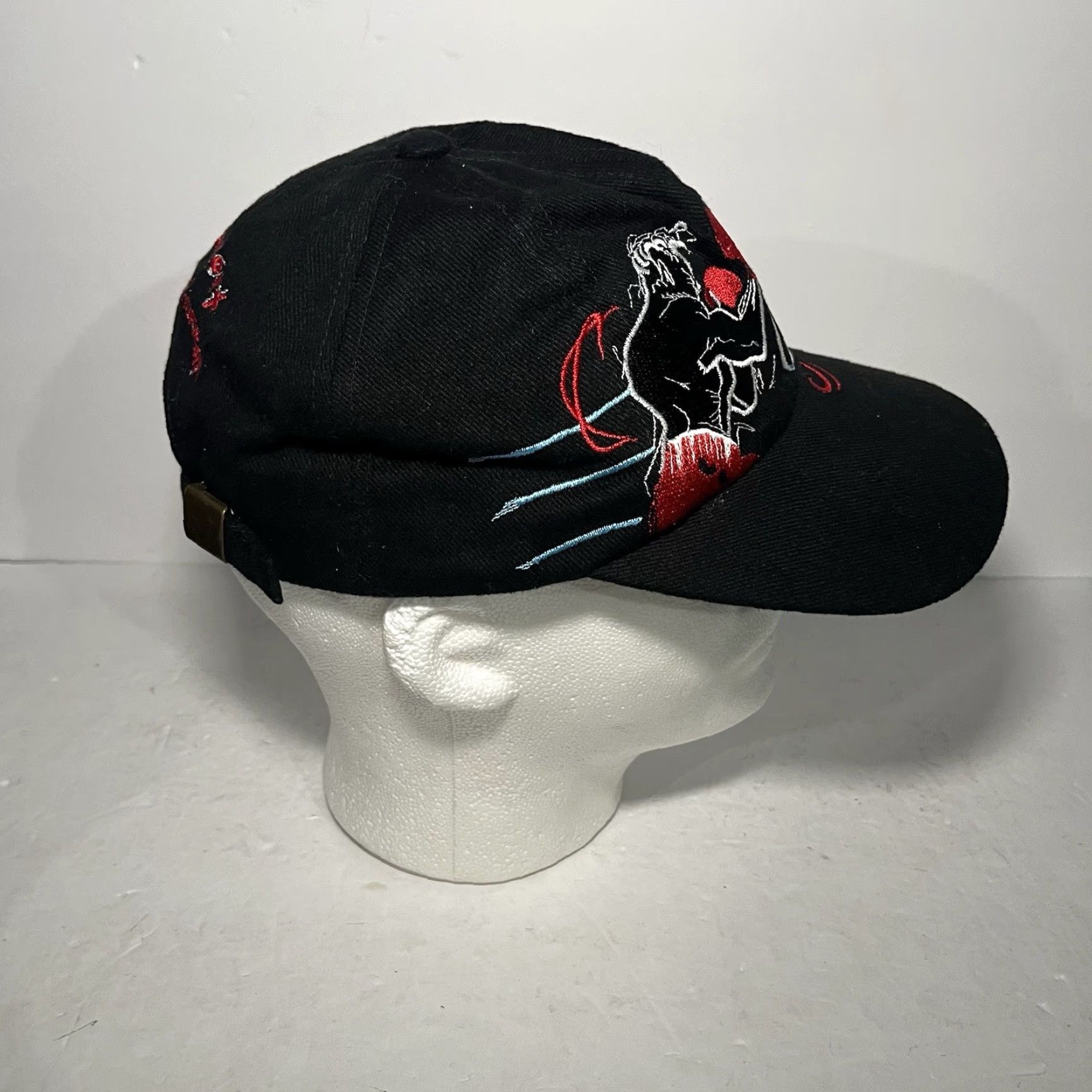 Vintage VINTAGE TVKO Knockout Entertainment Boxing Hat Cap Baseball Cap Unisex Adults One Size Black Genesis Marketing Group Men’s Women’s Baseball Cap Size ONE SIZE - 5 Thumbnail