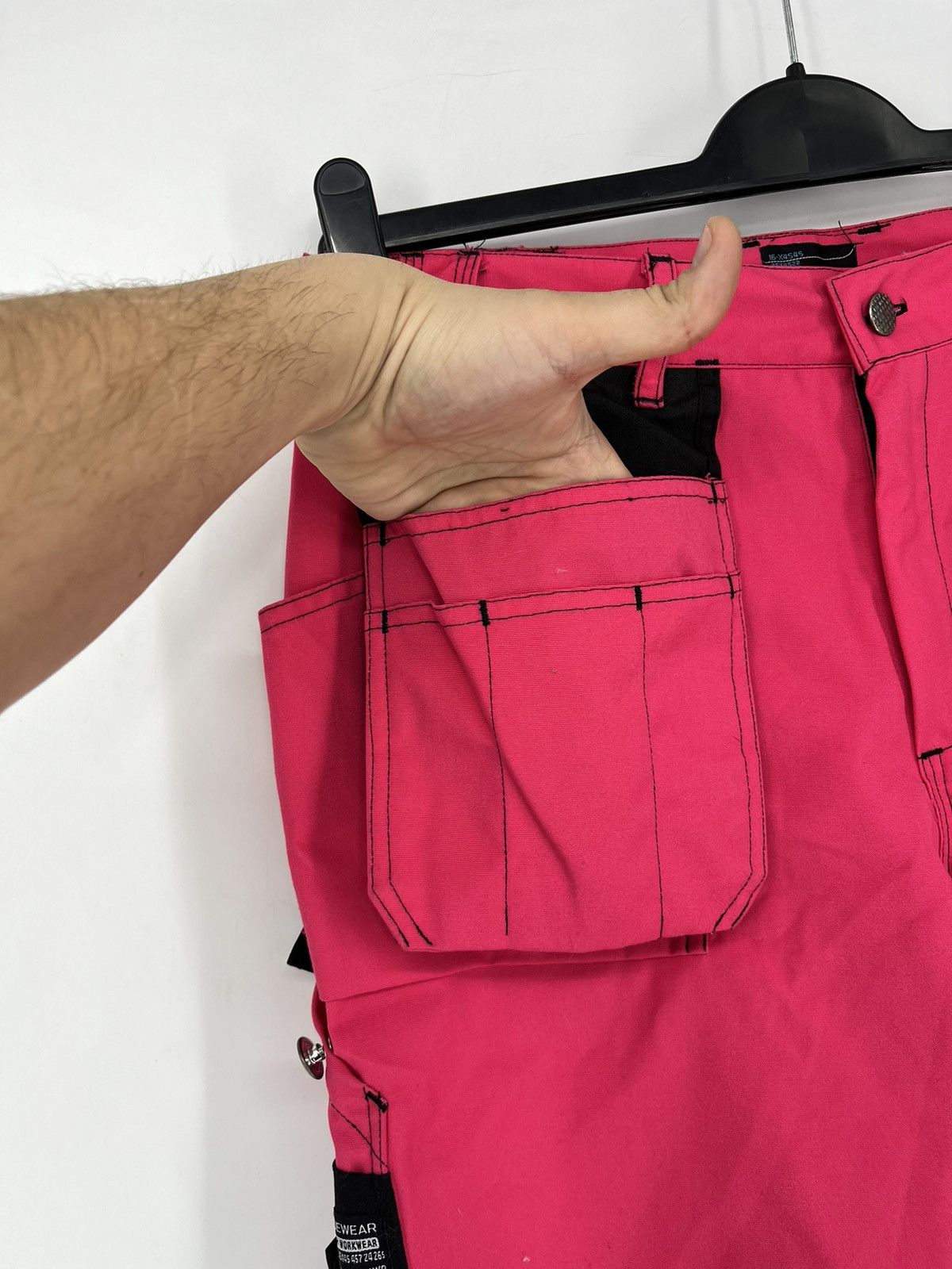 Global Work Bluewear Rough Workwear Holster Cargo Multi Pocket Shorts Size US 32 / EU 48 - 7 Thumbnail