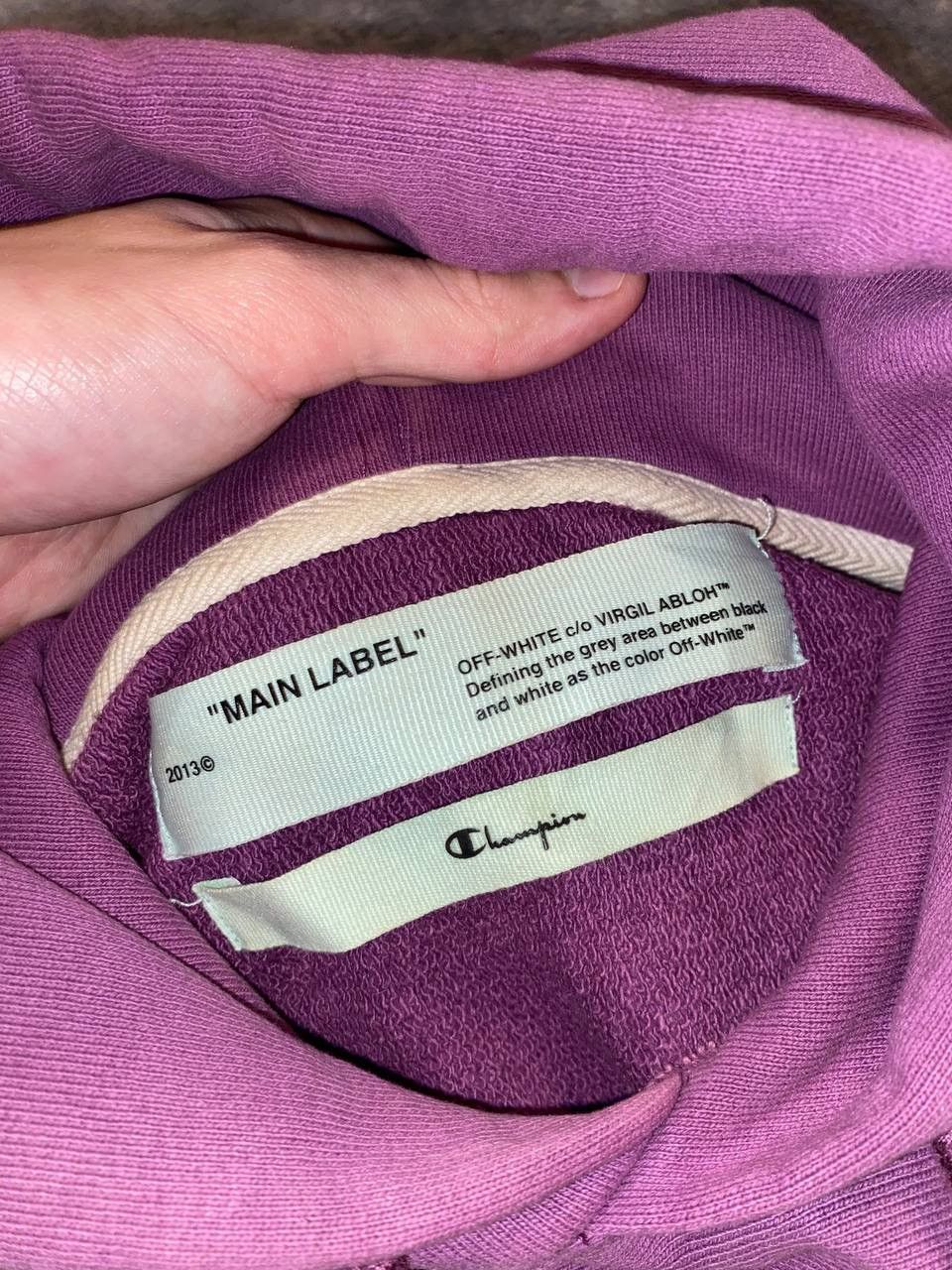 Off-White Off-White x Champion Hoodie Size US XS / EU 42 / 0 - 12 Thumbnail
