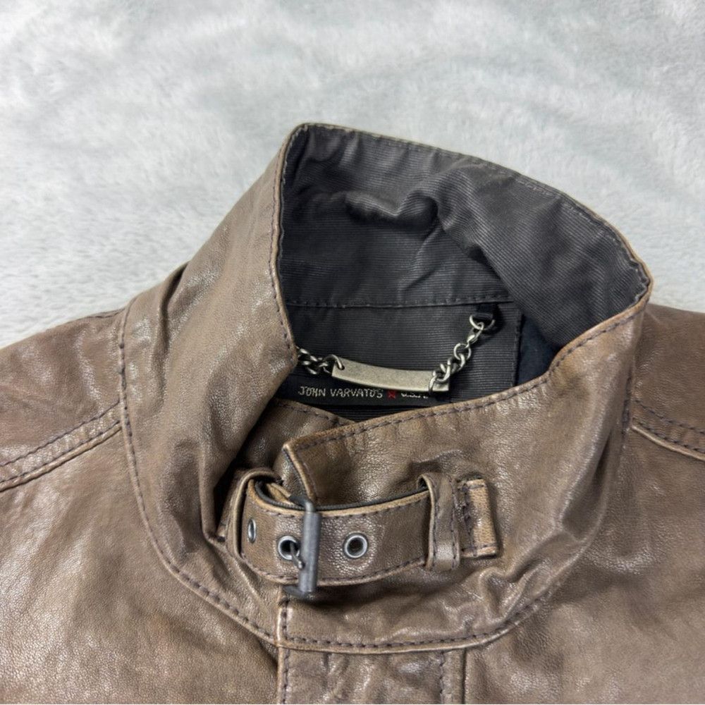 John Varvatos John Varvatos USA Men's Size XL 100% Lambskin Leather Jacke Size US XL / EU 56 / 4 - 8 Thumbnail