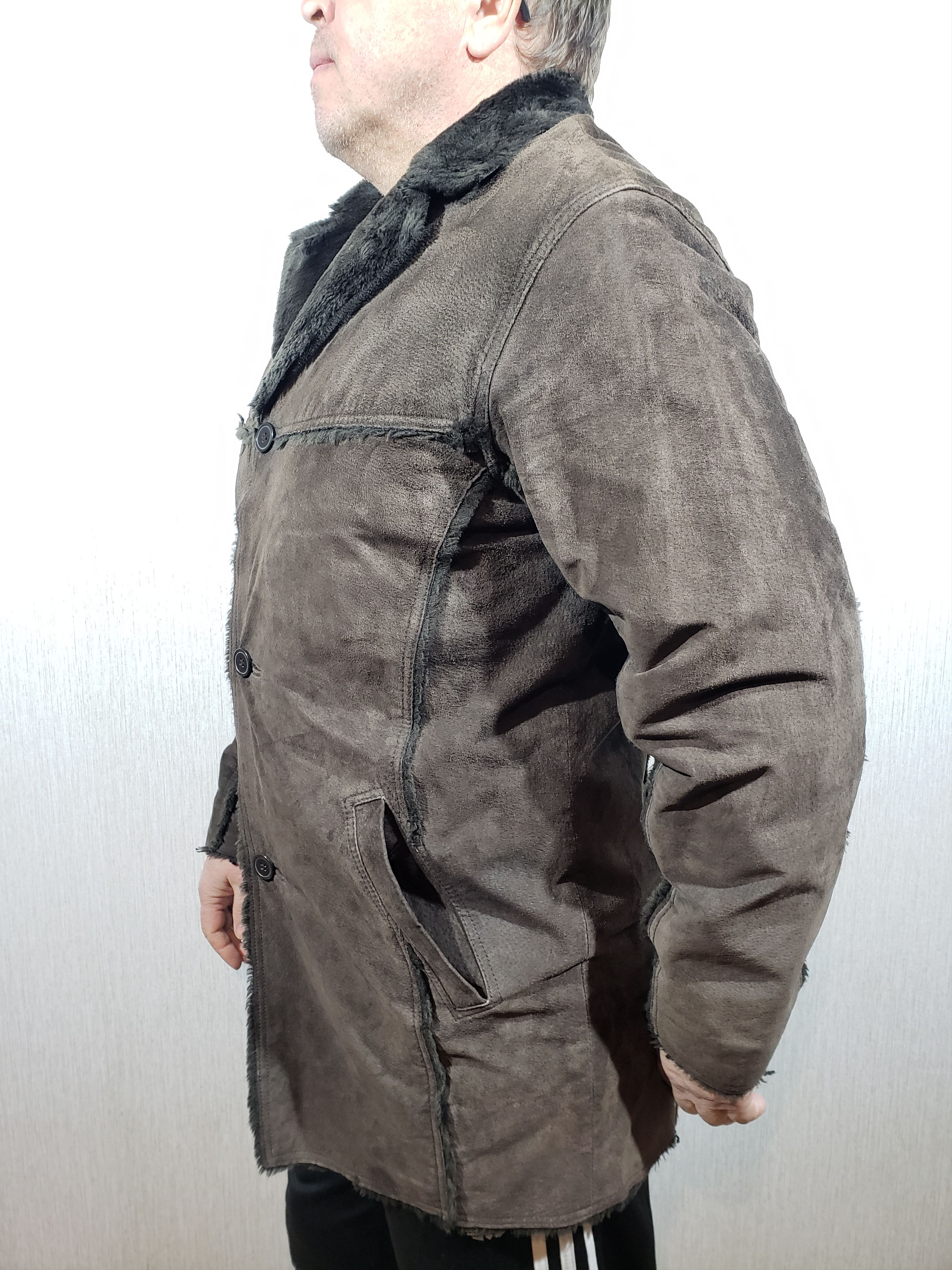 Other Brown men's leather jacket. Size US L / EU 52-54 / 3 - 2 Thumbnail