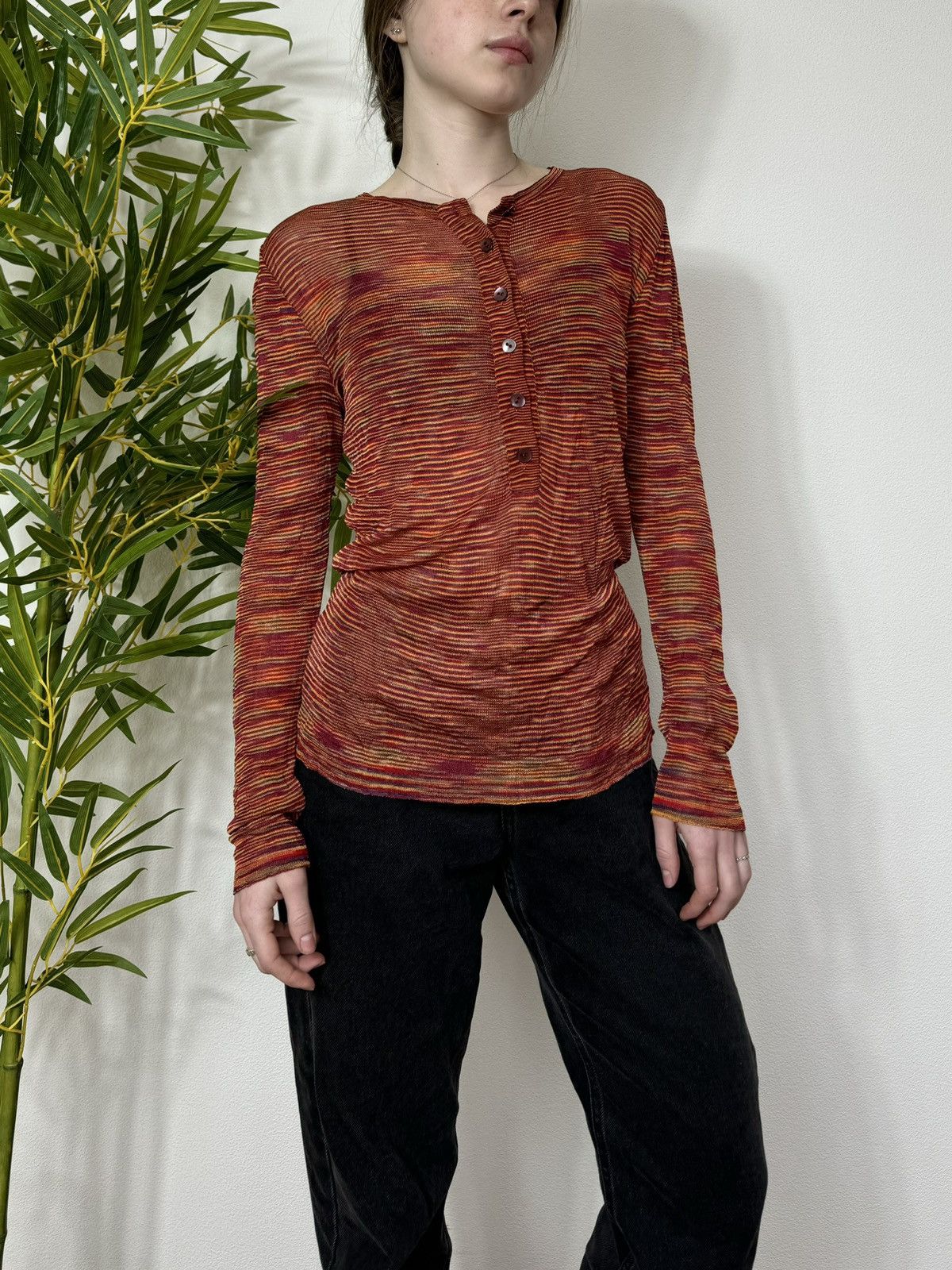Missoni VINTAGE MISSONI STRETCHING LONG SLEEVE Size US S / EU 44-46 / 1 - 4 Thumbnail