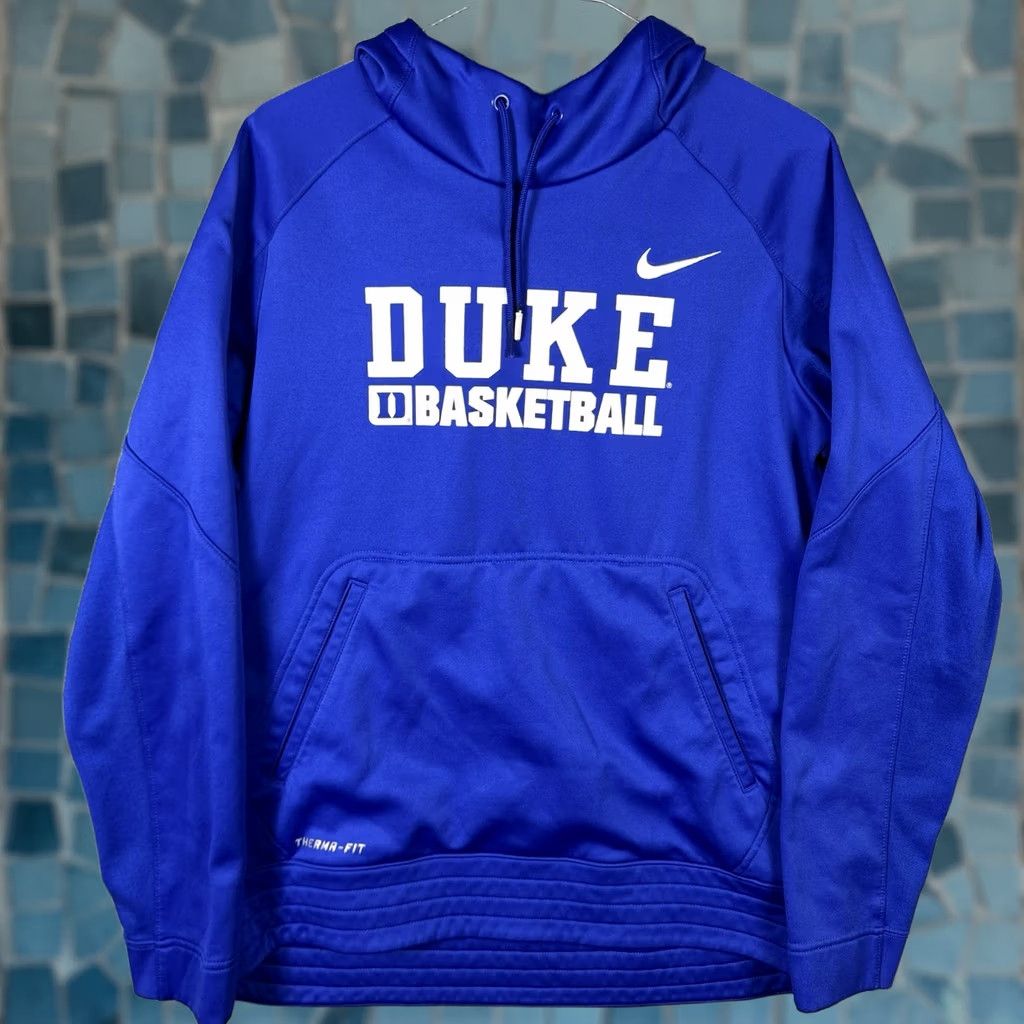 Nike Nike Duke Hoodie Mens S Elite Blue Devils Therma Fit Sweatshirt Tech Basketball Size US S / EU 44-46 / 1 - 1 Thumbnail