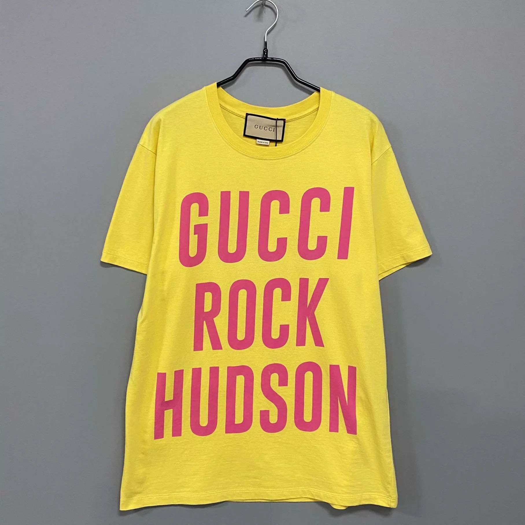Gucci GUCCI Yellow Logo Short Sleeve T-Shirt XS Size XS / US 0-2 / IT 36-38 - 1 Thumbnail