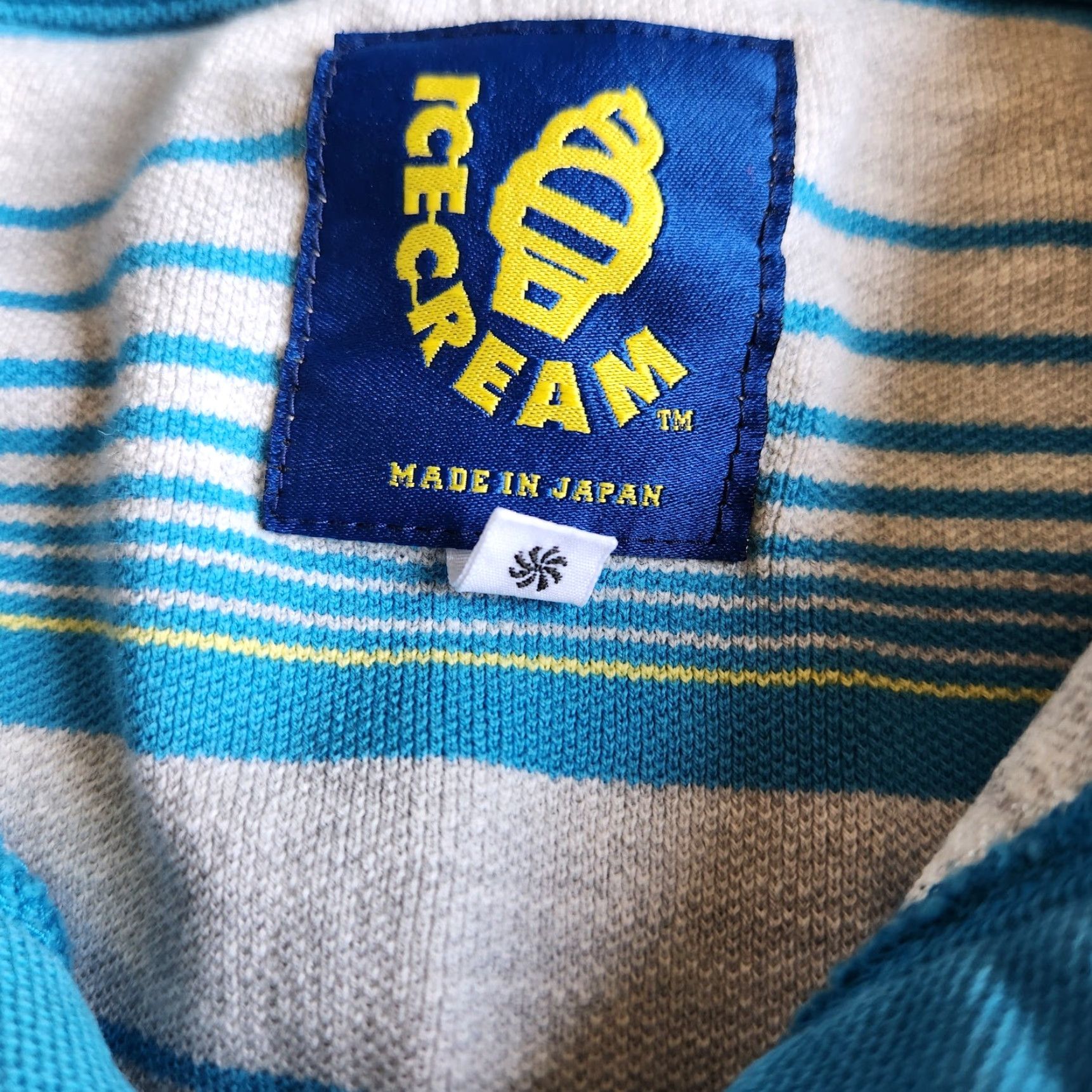 Billionaire Boys Club Billionaire Boys Club Ice Cream Mens L Polo Shirt Made In Japan Blue Grey Cotton Shirt Size US L / EU 52-54 / 3 - 4 Thumbnail