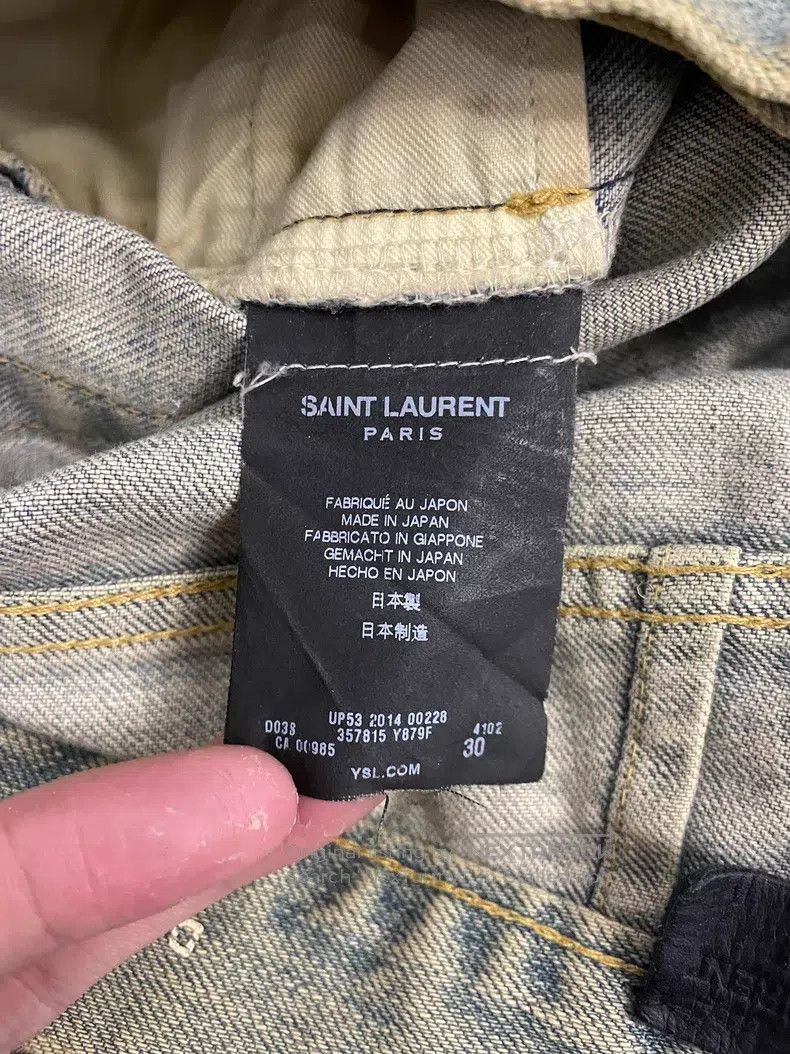 Saint Laurent Paris Saint Laurent Paris First Generation Destroyed Denim Jeans Size US 30 / EU 46 - 4 Thumbnail