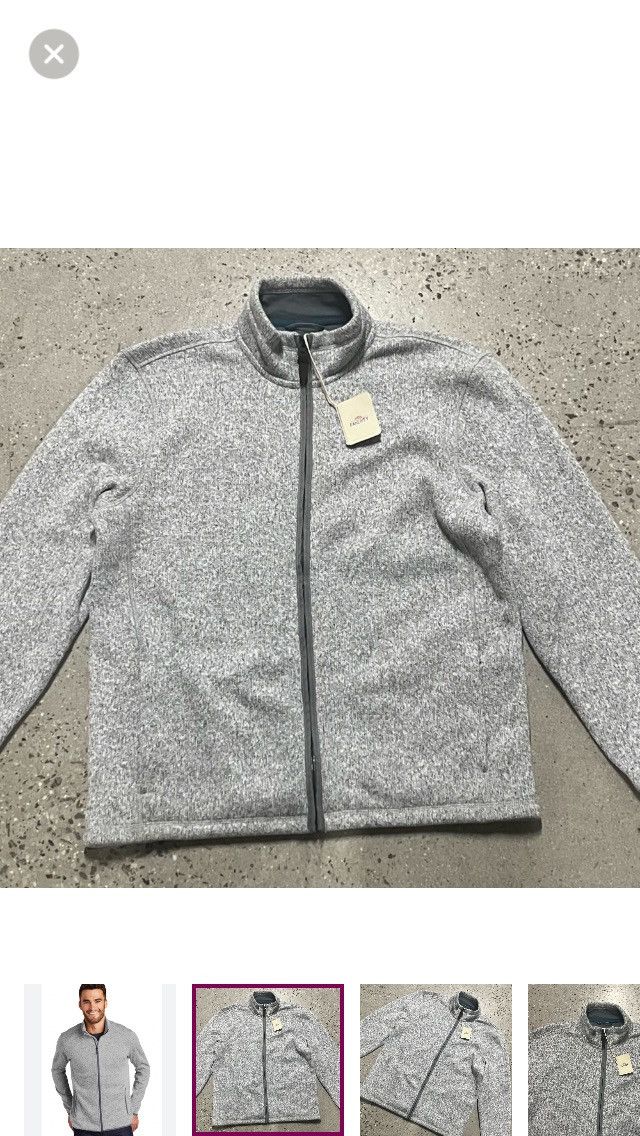 Faherty Faherty Full Zip Fleece Sweater MKH2342 Large Size US L / EU 52-54 / 3 - 2 Thumbnail