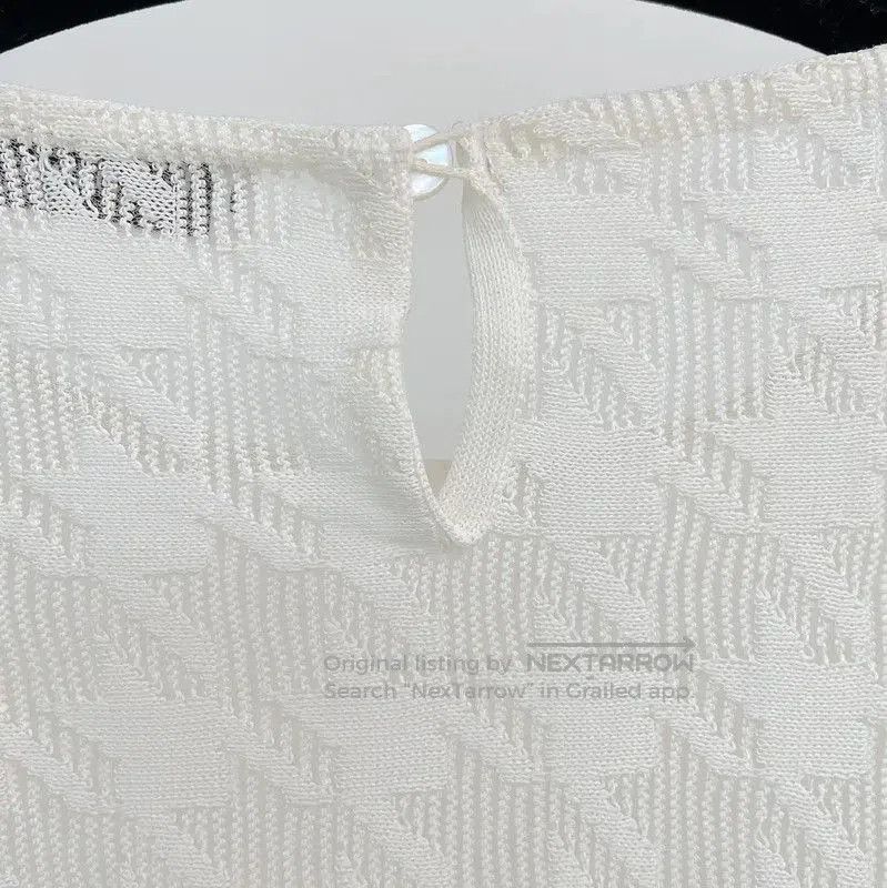 Dior Dior White Long Sleeve Top for Women . Size S / US 4 / IT 40 - 5 Thumbnail