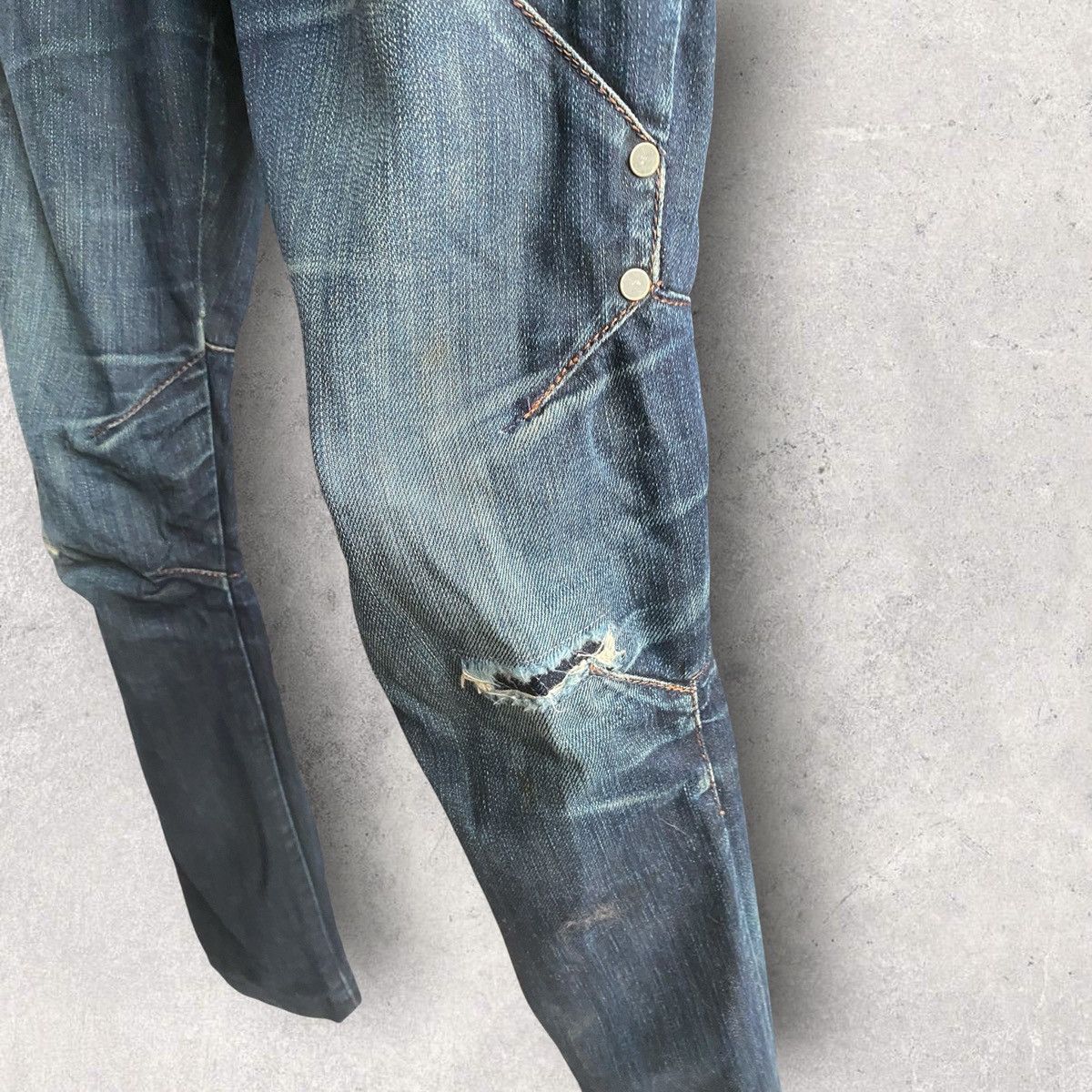 Raf Simons Raf By Raf Simons Denim Biker Jeans Size US 32 / EU 48 - 4 Thumbnail