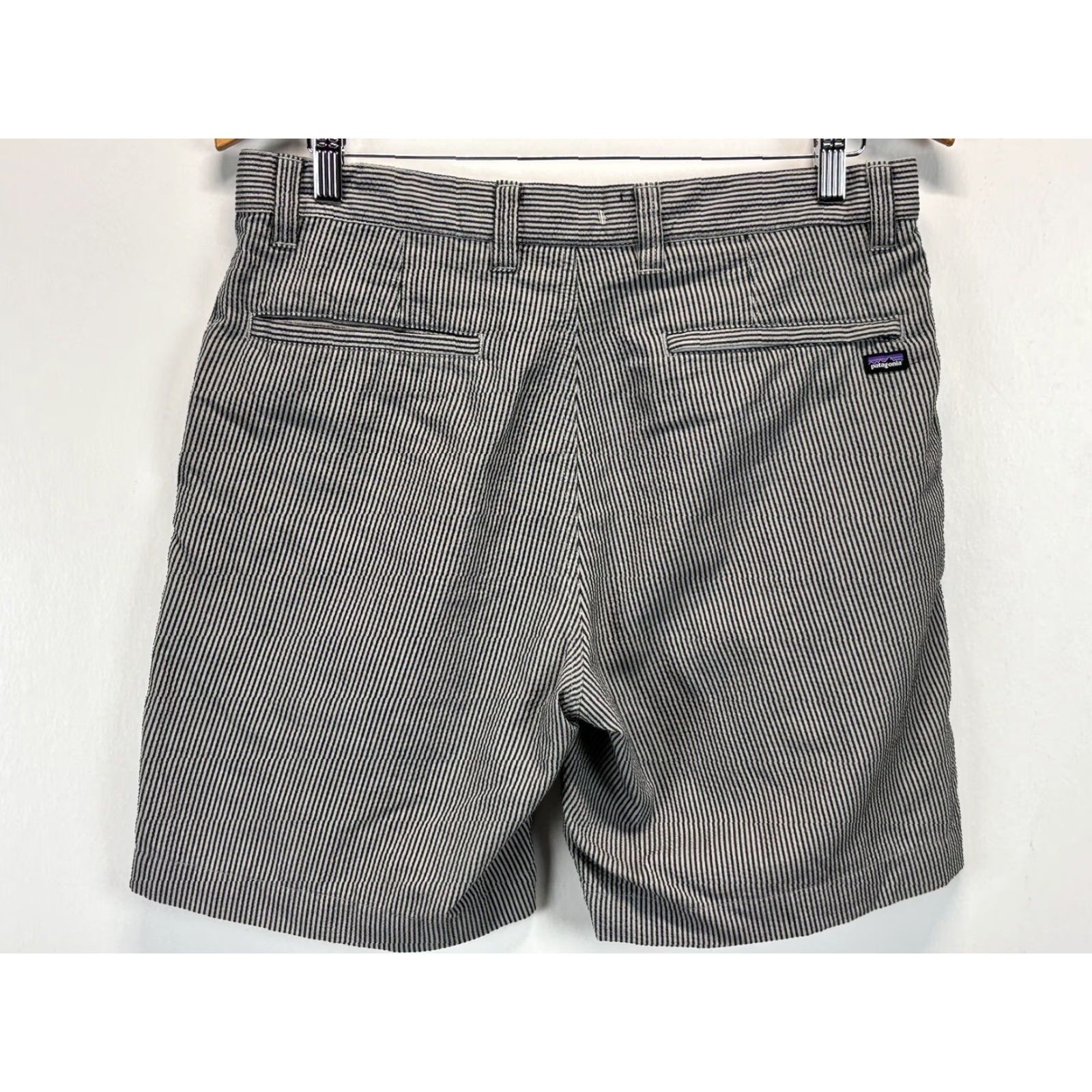 Patagonia Patagonia Mens Shorts Seersucker Poly Organic Cotton Blend Stripe Size 32 Size US 32 / EU 48 - 2 Thumbnail