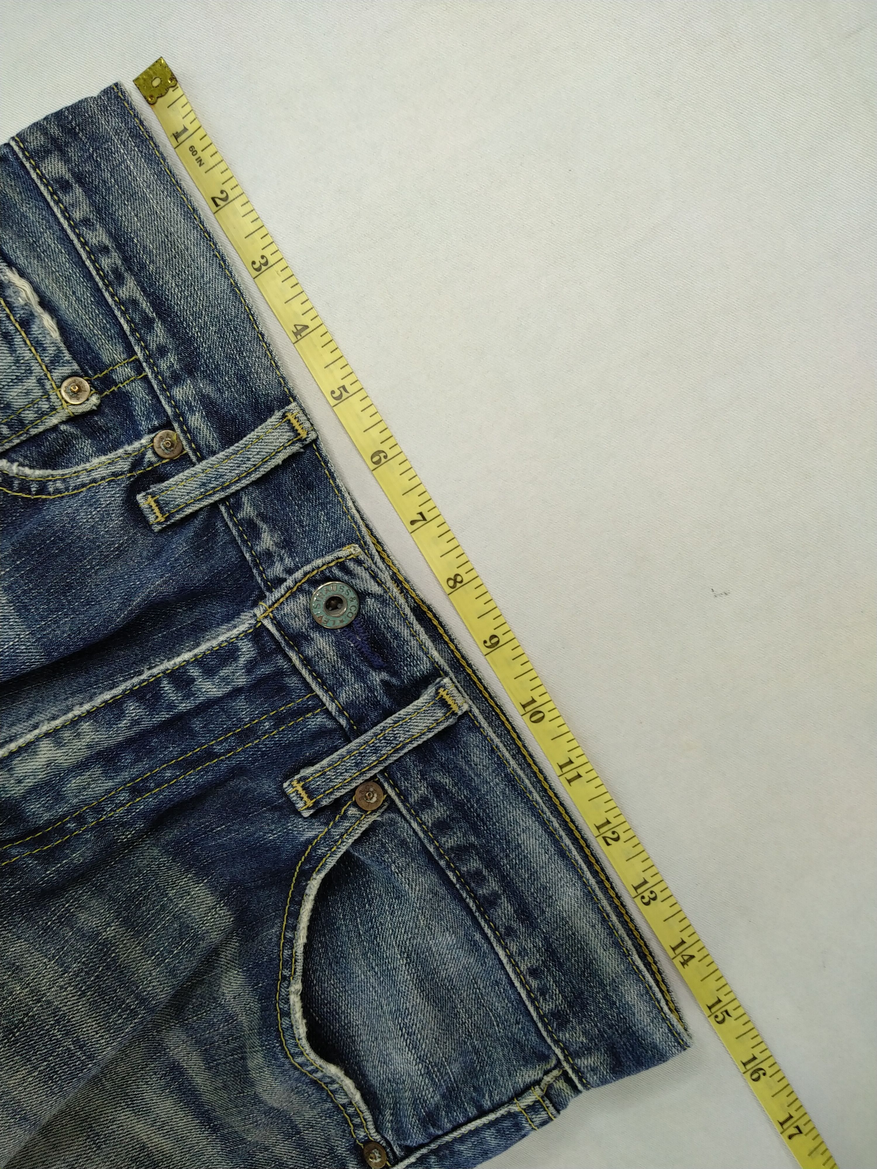 Levi's Blue Vintage Levi's 502 Distressed Ripped Denim -JN167 Size US 30 / EU 46 - 5 Thumbnail