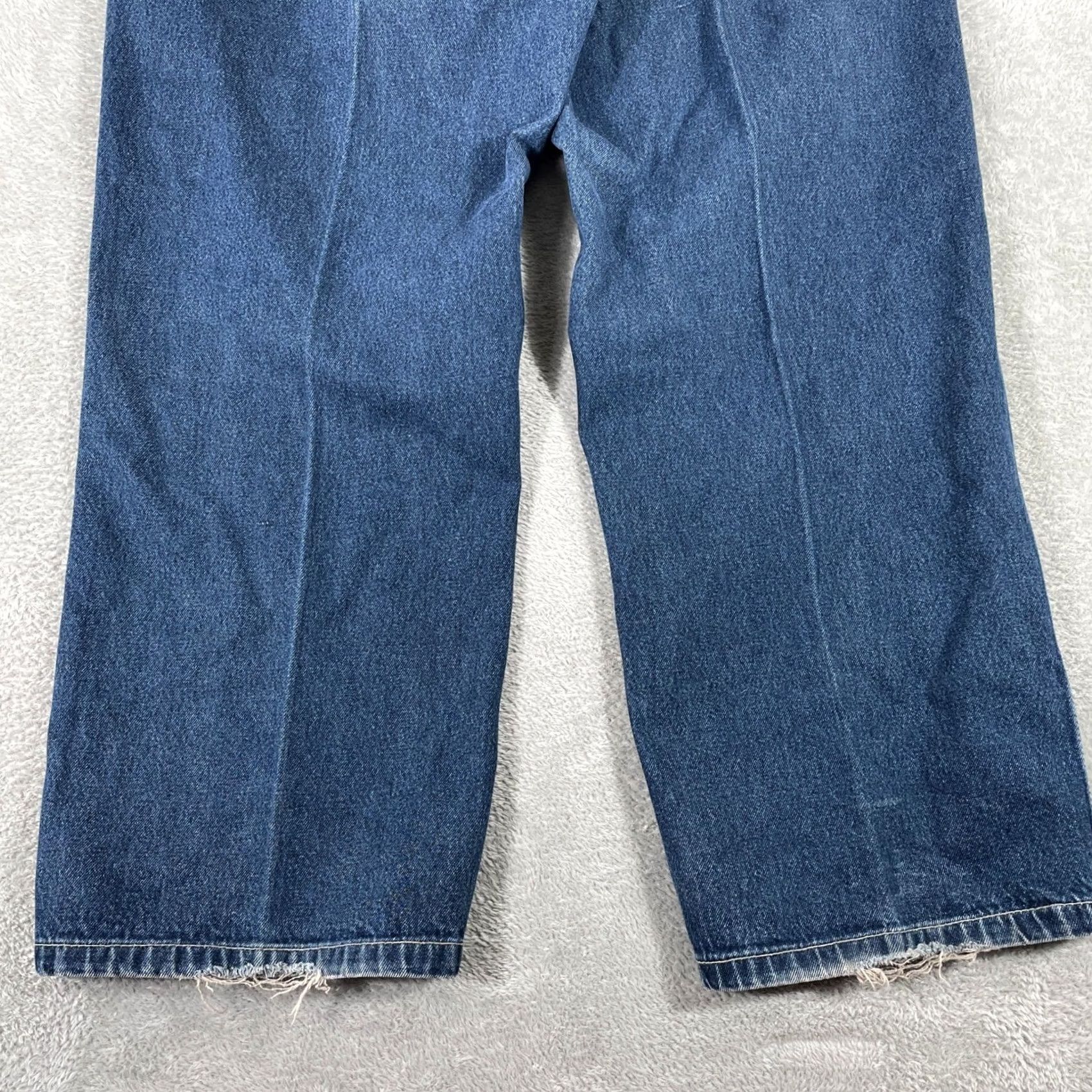 Rocawear Rocawear Jeans Mens 40x34 Blue Baggy Loose Fit Embroidered Denim Y2K Skater Hip Hop 90s Vintage Relaxed Wide-Leg Jeans Mens Size US 40 / EU 56 - 7 Thumbnail